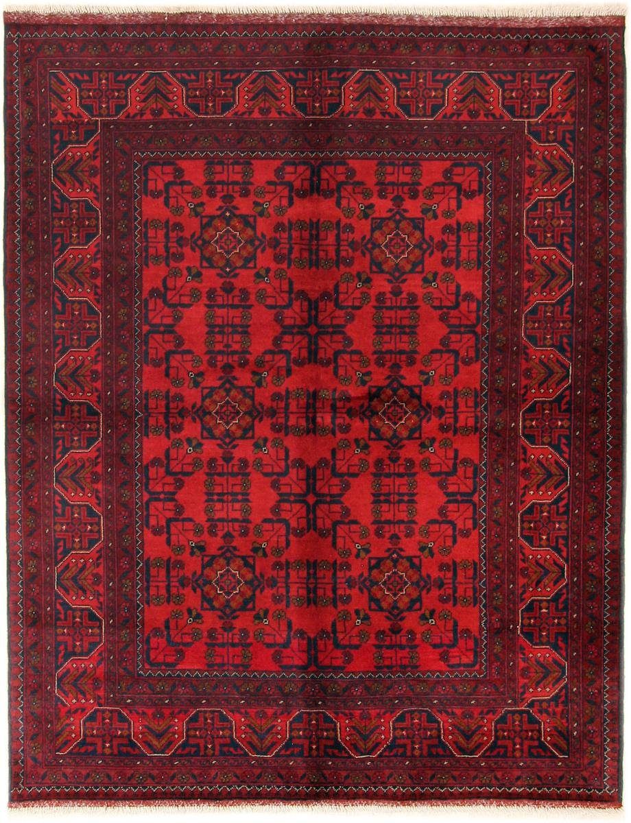 Orientteppich Khal Mohammadi 156x196 Handgeknüpfter Orientteppich, Nain Trading, rechteckig, Höhe: 6 mm