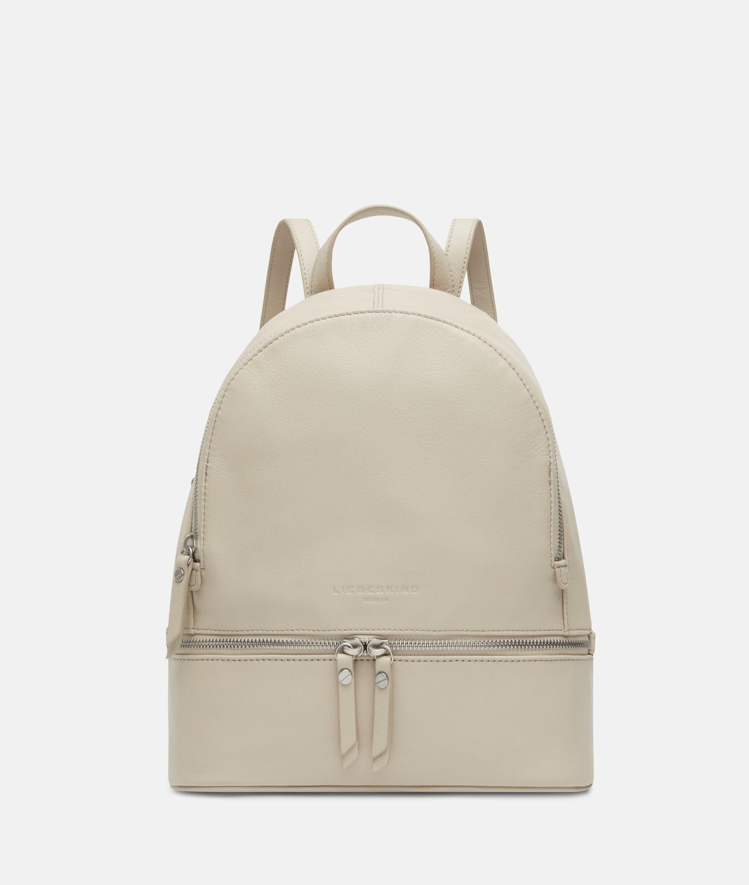 Liebeskind Berlin Rucksack Rucksack ALITA, Geräumiger Rucksack aus natürlich genarbtem Leder