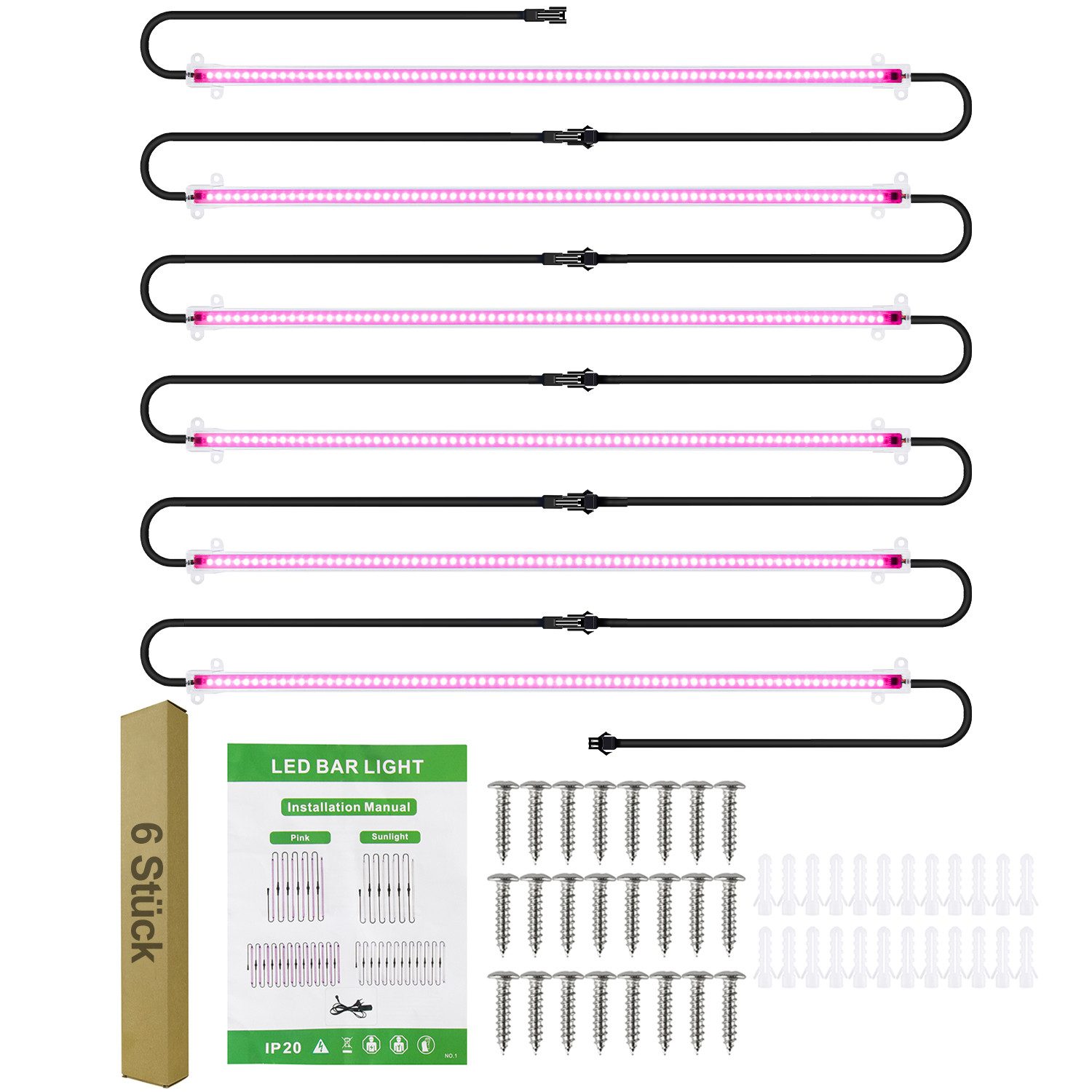 ZEUOPQ Pflanzenlampe Pflanzenlicht LED Streifen, Grow günstig online kaufen