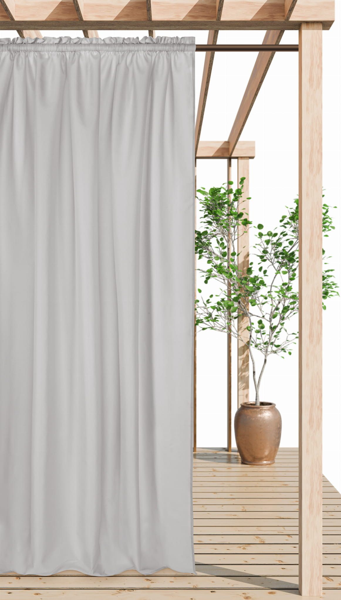 SIIN Outdoorgardine Wasserdichter Terrassenvorhang auf Band günstig online kaufen