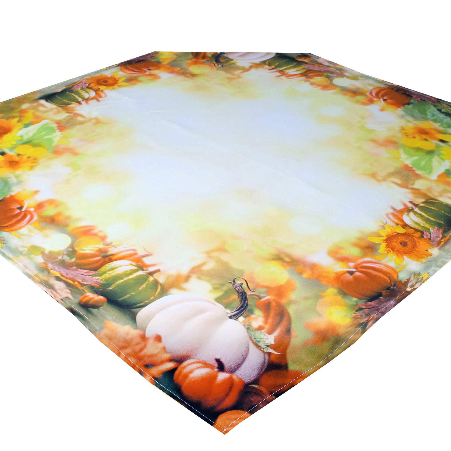 Delindo Lifestyle Tischdecke und Tischläufer Serie Kürbis, für Sommer und Herbst (1-tlg), Digitaldruck "Kürbis"