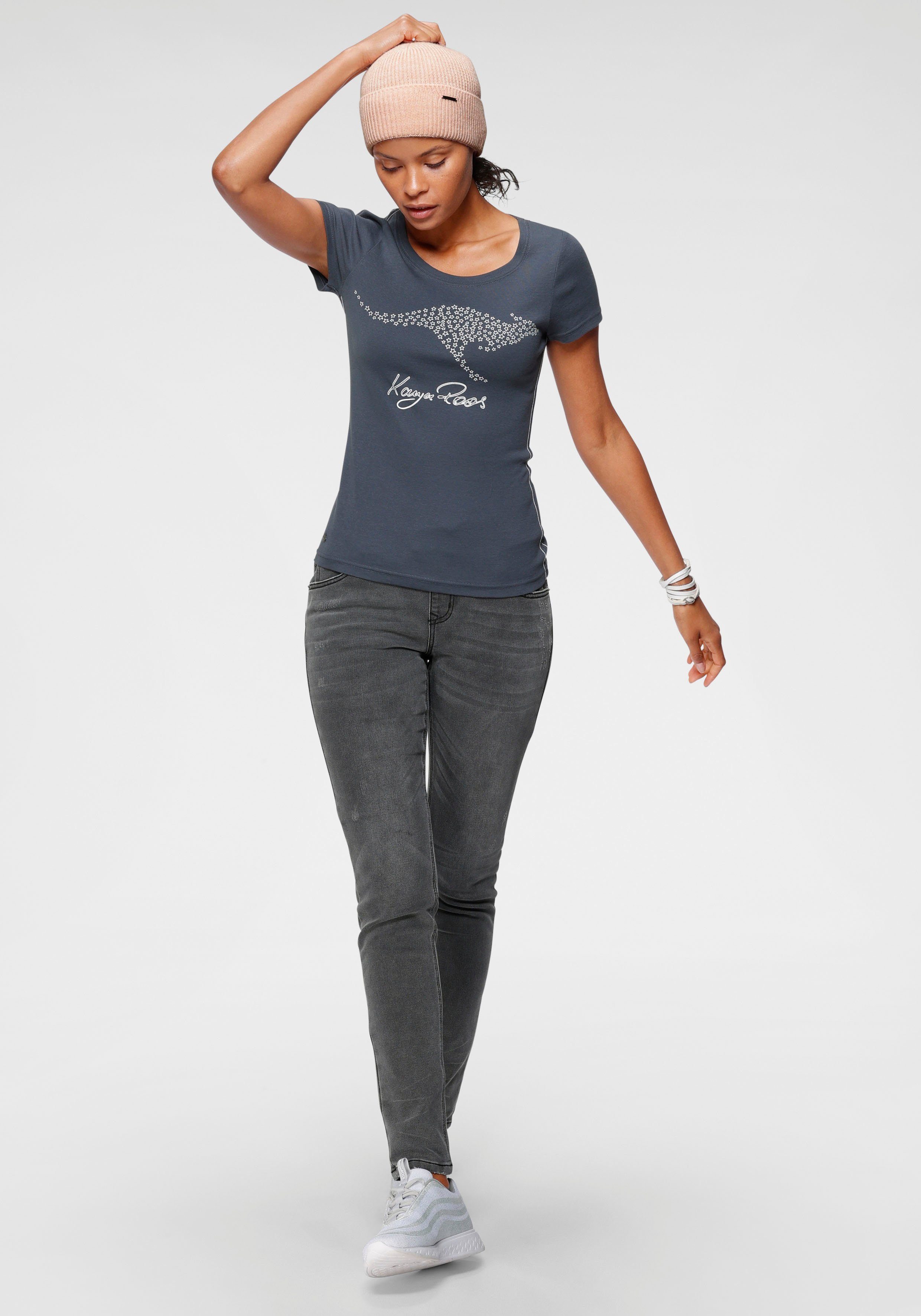 KangaROOS T-Shirt Kurzarm, sehr figurbetonte Passform
