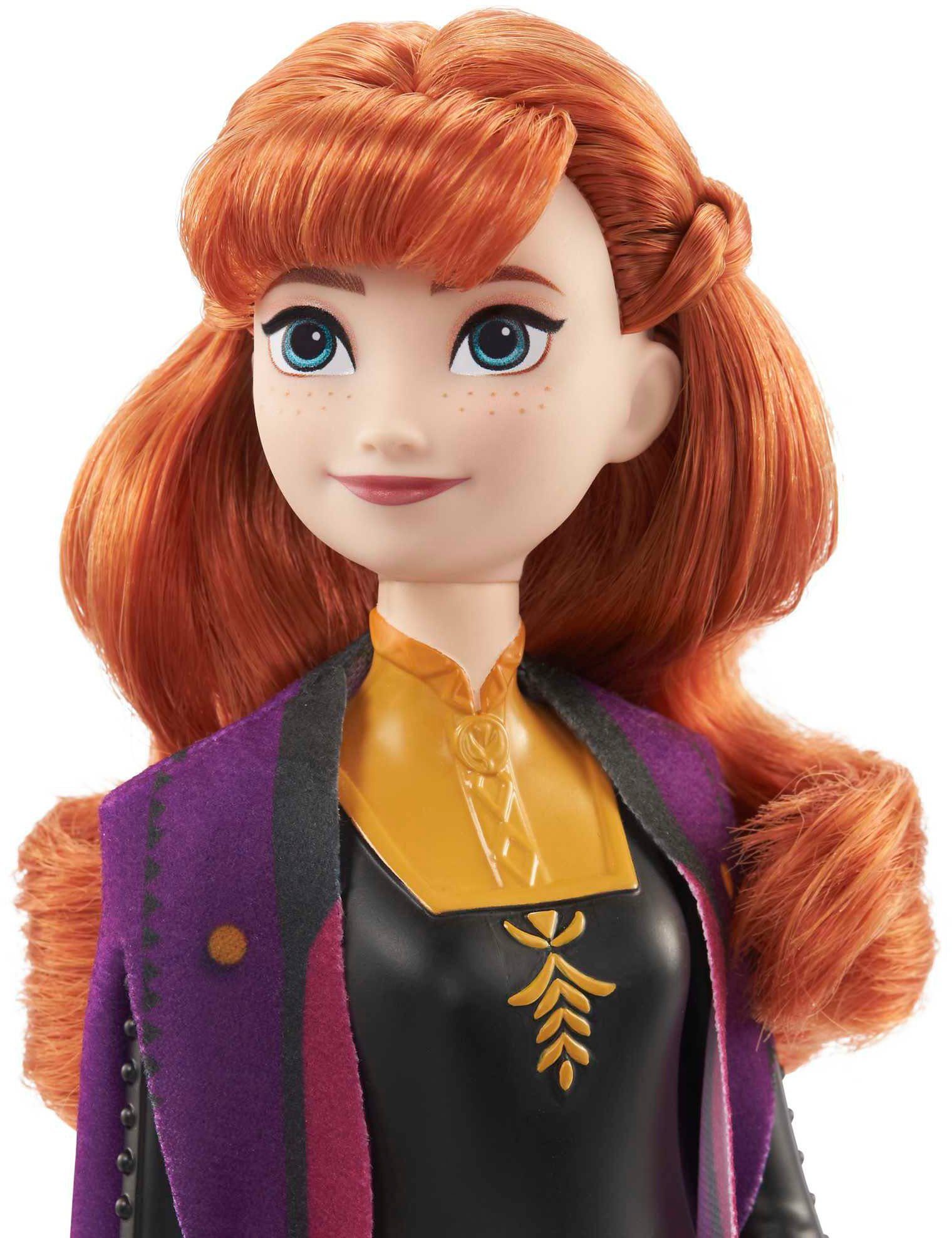 Mattel® Anziehpuppe Disney (Outfit Film Die 2), Anna Eiskönigin, Accessoires inklusive