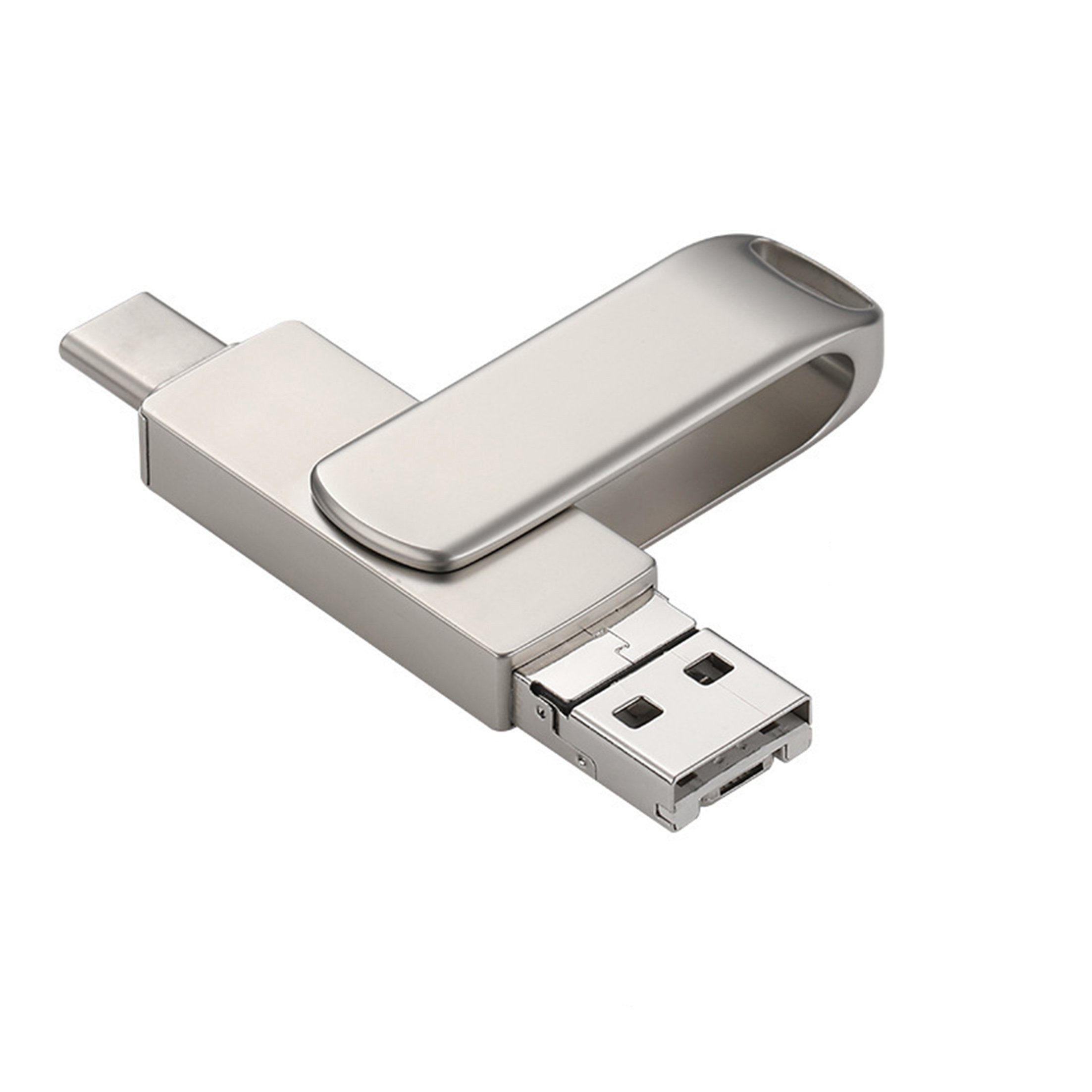 KINSI USB-Stick 64GB - Kompatibel mit PC, Android & iOS,Plug & Play USB-Flash-Laufwerk (Hochgeschwindigkeits-Speicher für Daten, Fotos, Videos)