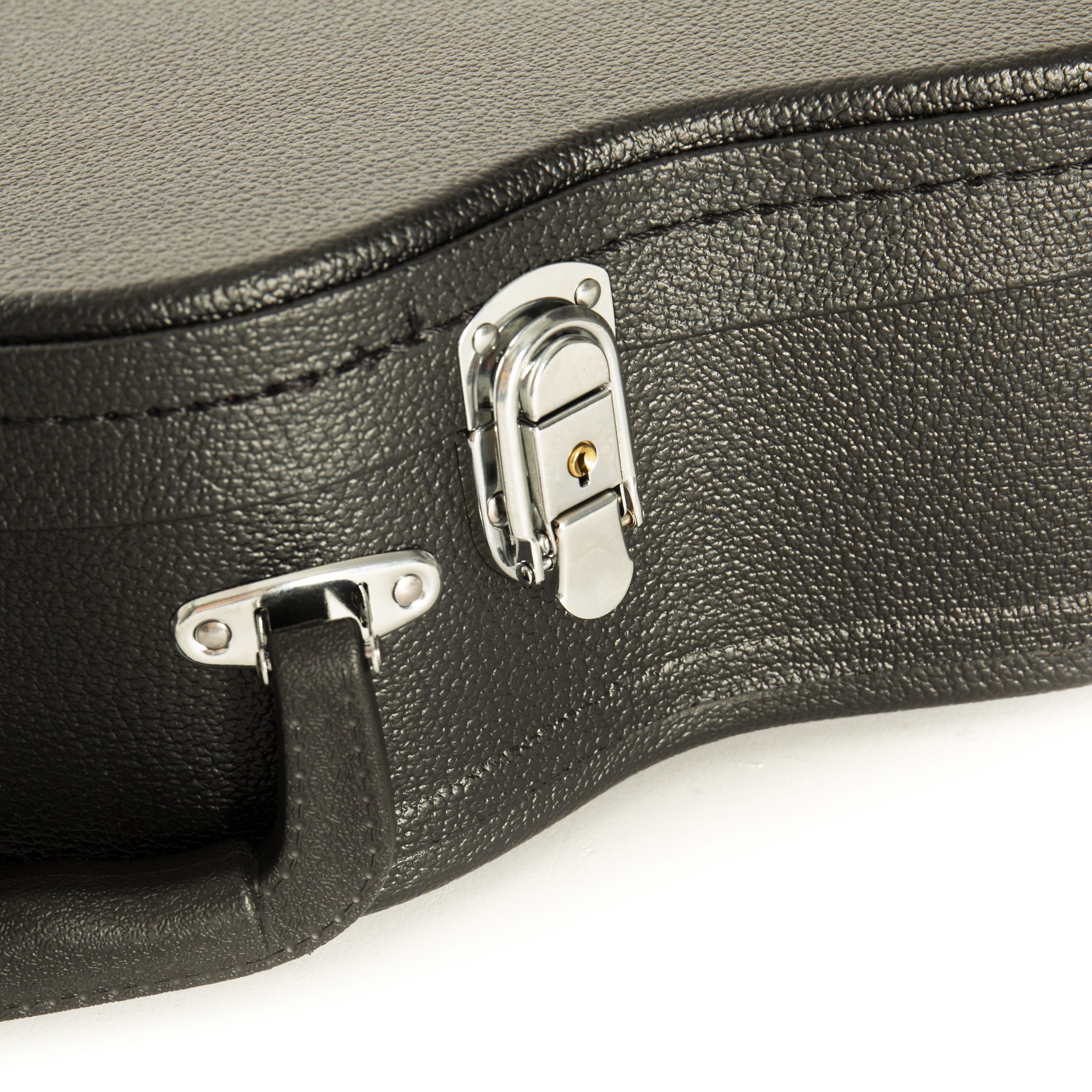MUSIC STORE Ukulelen-Koffer, Eco Case, Tenor Ukulele Case, Schwarzer Tolex-Bezug