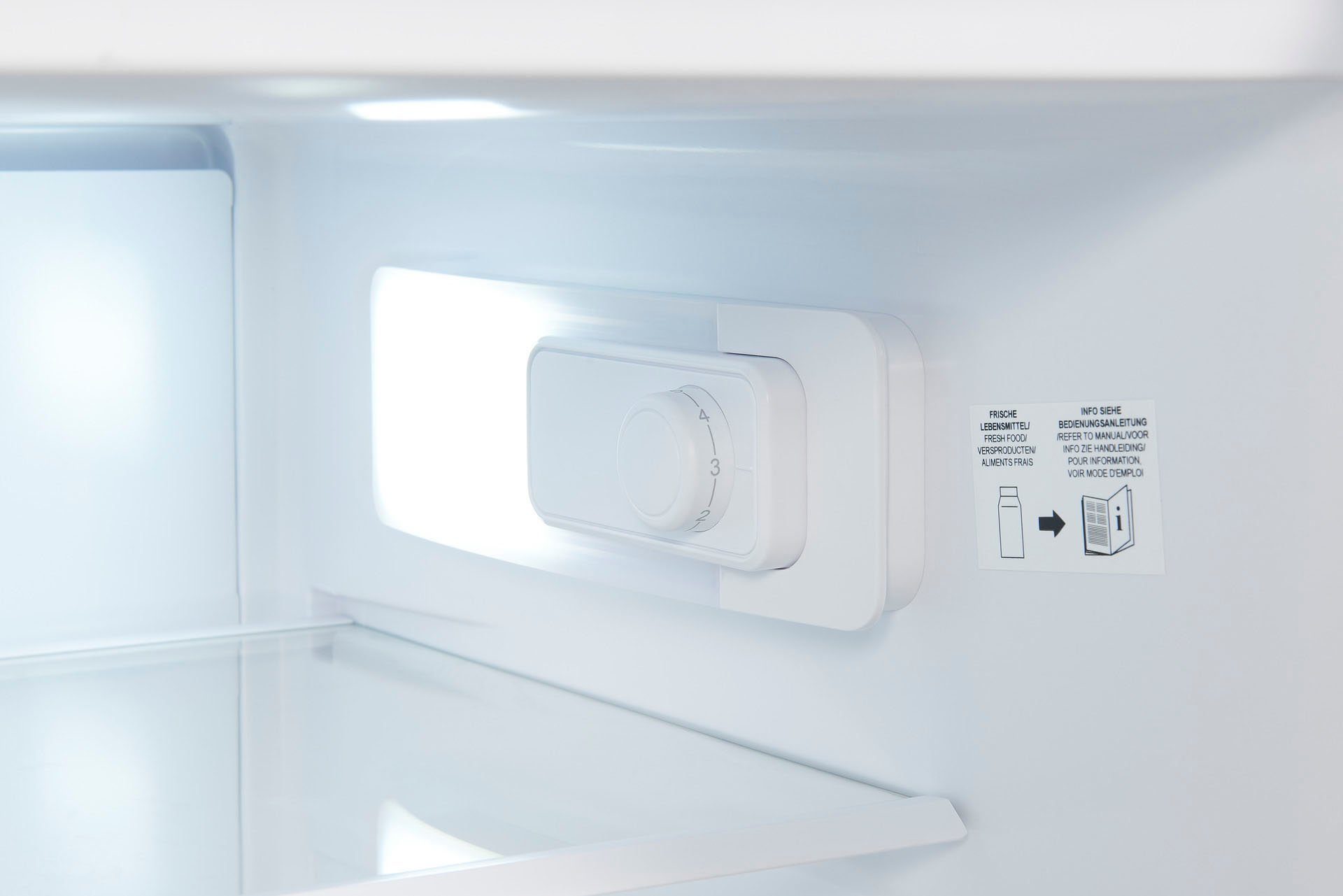exquisit Kühlschrank KS15-V-040E weiss, 85 55 breit cm hoch, cm