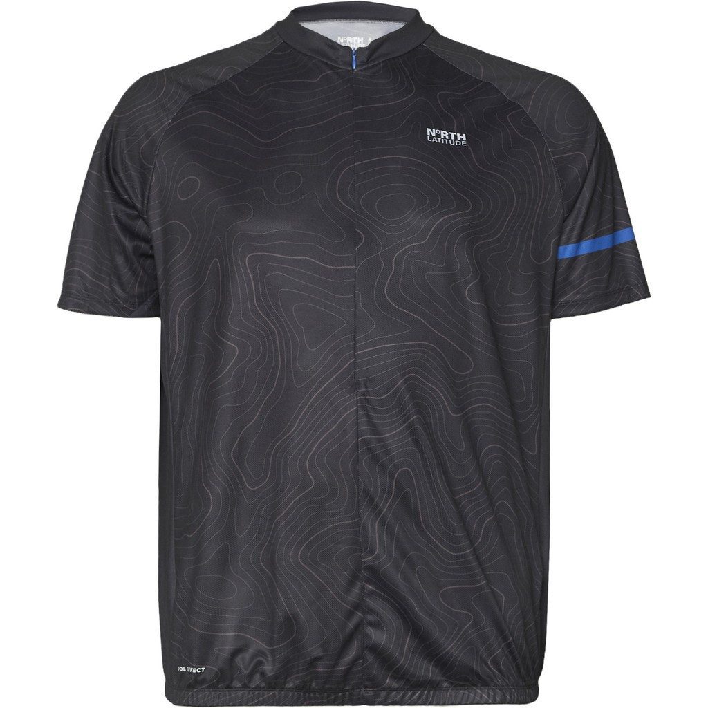 RennerXXL Funktionsshirt Radtrikot mit Frontreißverschluss Herren Übergrößen, Comfort Fit, mit Rückentaschen