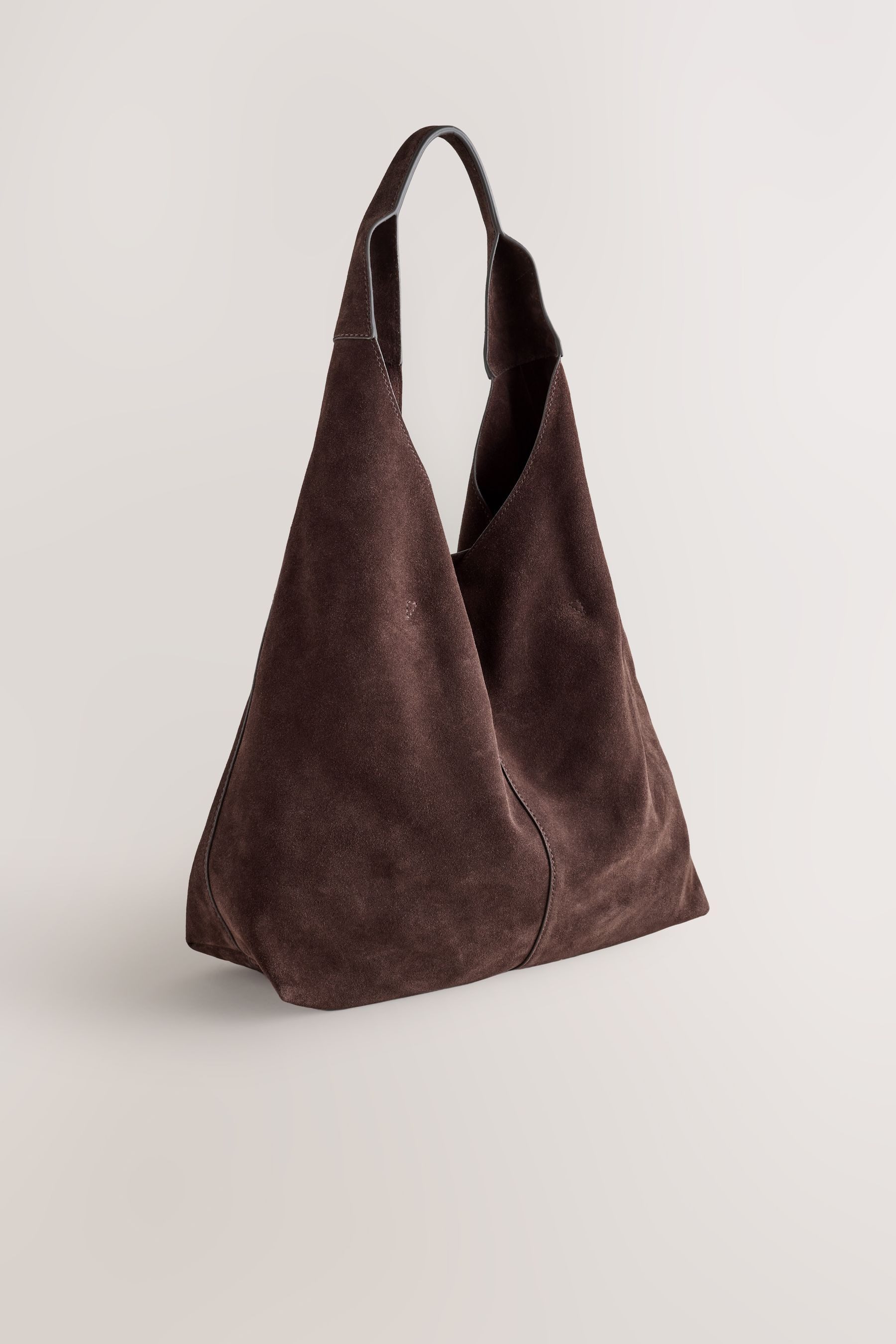 Next Schultertasche Schultertasche aus Veloursleder (1-tlg)