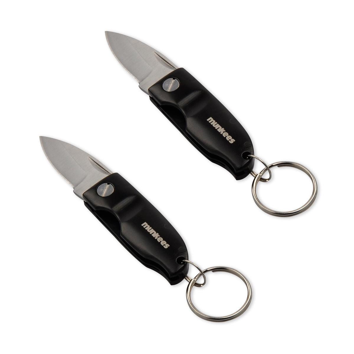 Munkees Universalmesser 2er-Set Klappmesser I für Alltag, Outdoor und Reise, (Set, 2 St), kompakt, robust, alltagstauglich