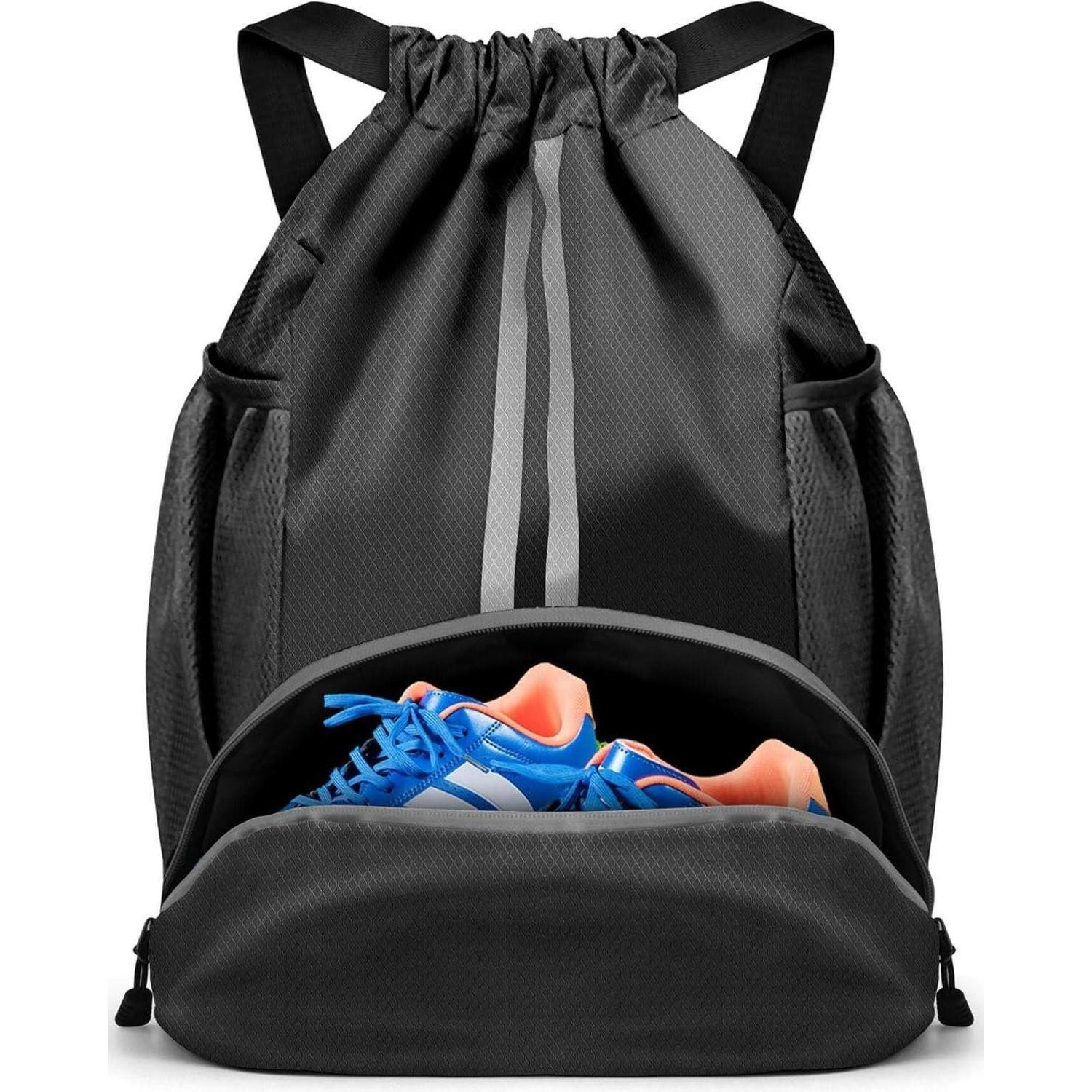 Turnbeutel Turnbeutel Fußballtasche Rucksack Kordelzug Wasserfest Sporttasche