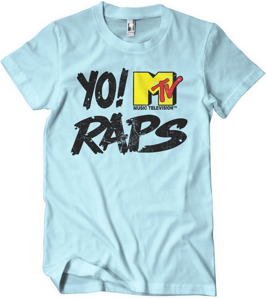 YO! RAPS MTV T-Shirt Distressed Logo günstig online kaufen