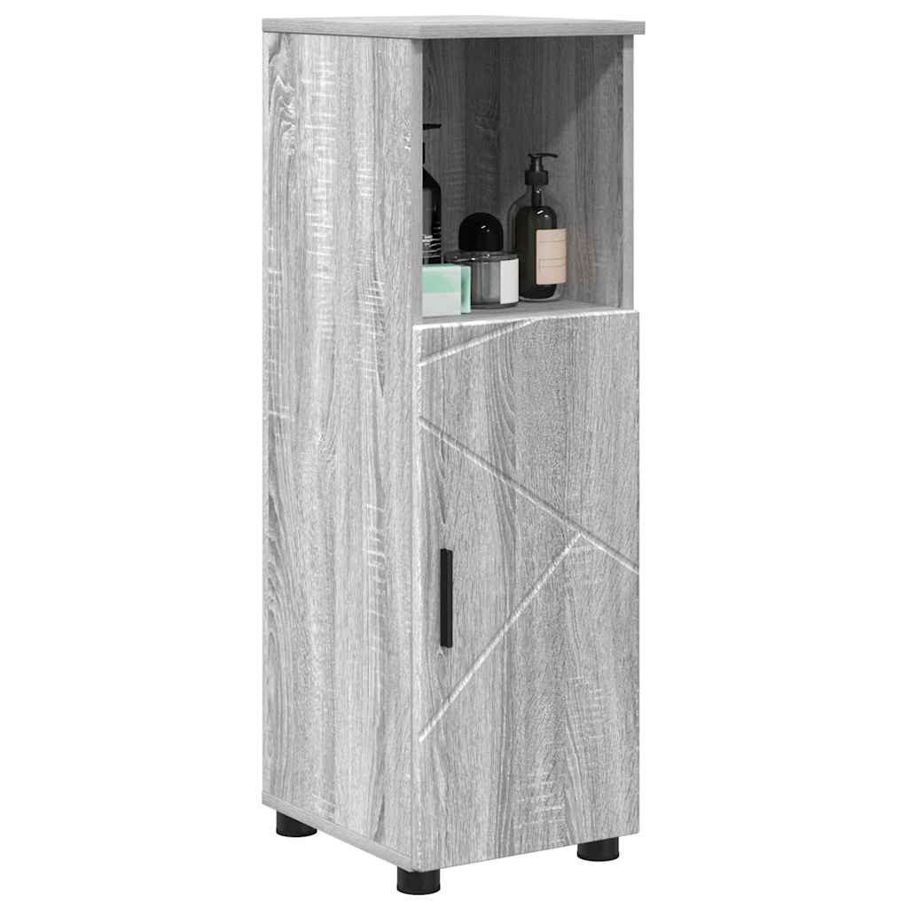 vidaXL Badezimmerspiegelschrank Badezimmer Schrank Grau Sonoma günstig online kaufen