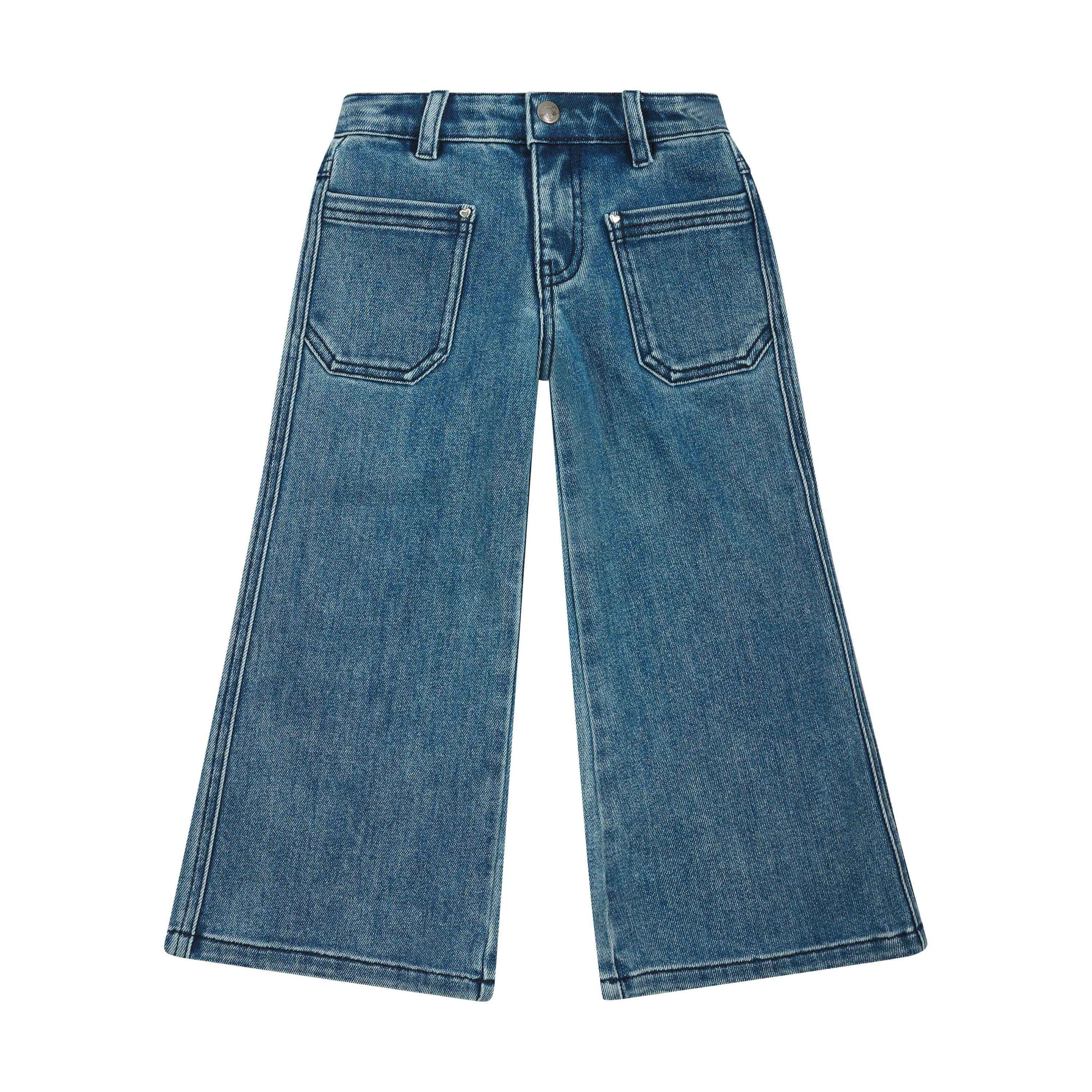Steiff Regular-fit-Jeans Jeanshose Woof & Fluff, verstellbarer Bund