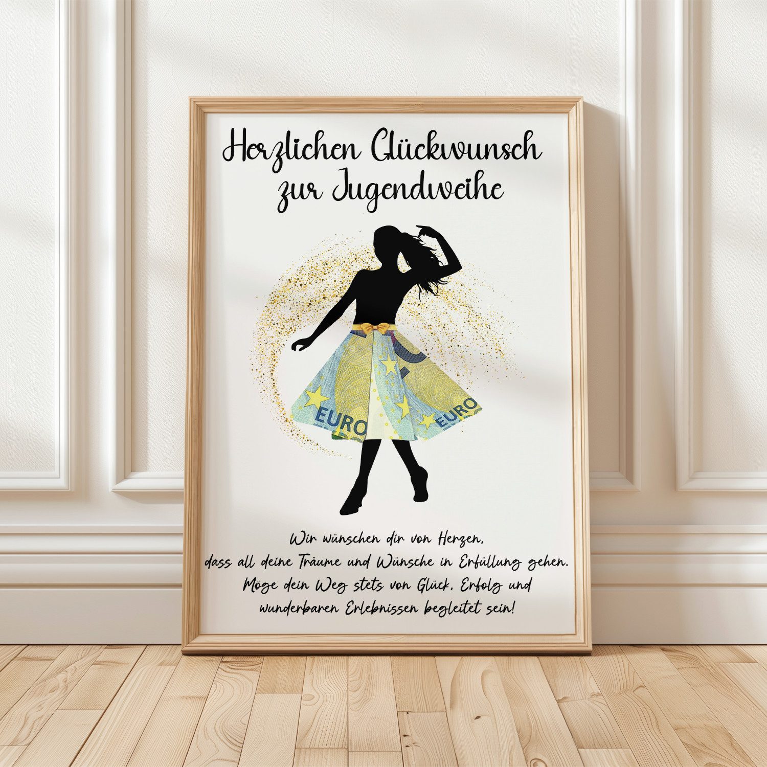 Tigerlino Poster Geldgeschenk zur Jugendweihe Geschenkidee günstig online kaufen