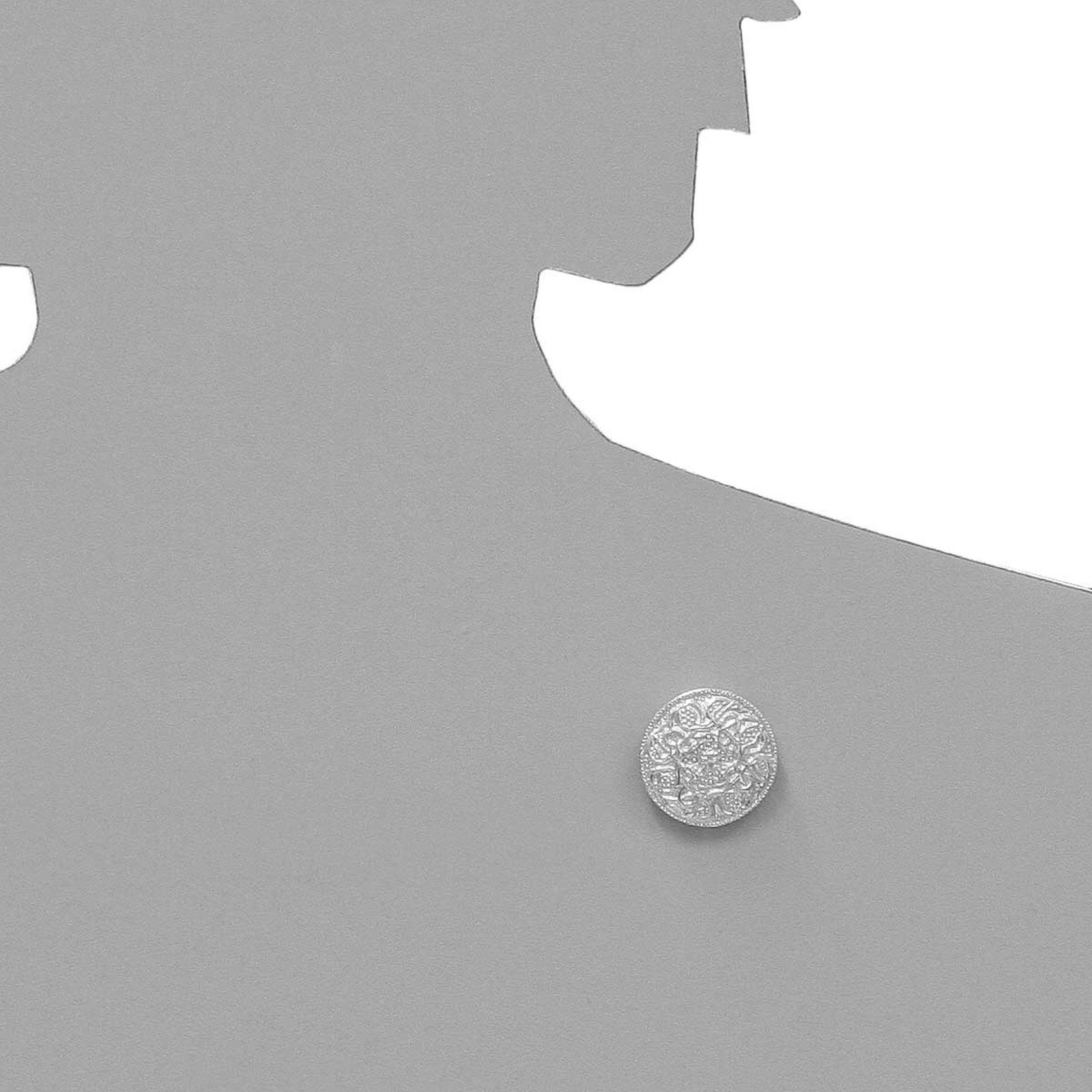 OSTSEE-SCHMUCK Brosche Ostsee-Schmuck Brosche Hiddensee 26 mm rund