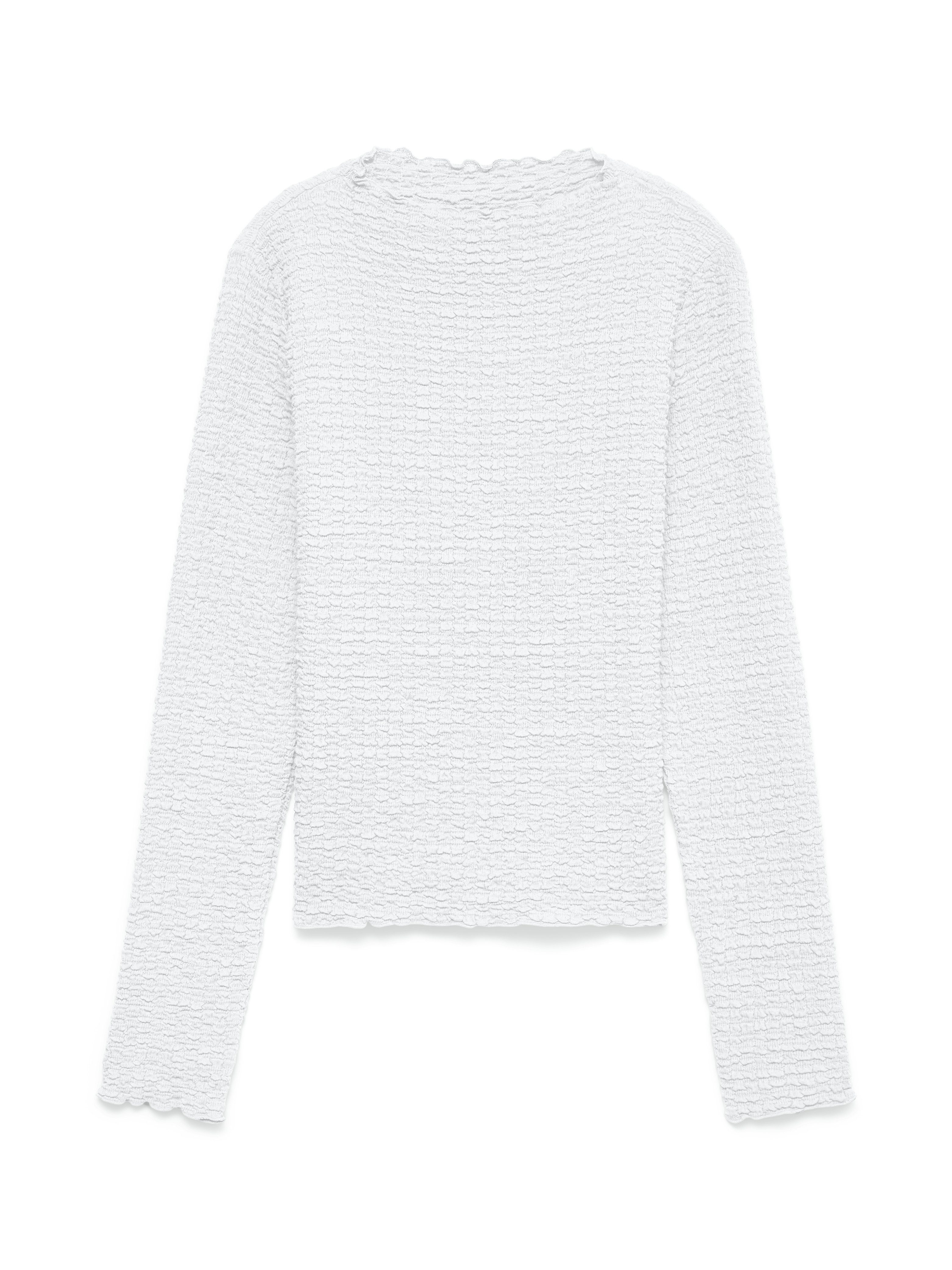 Vero Moda Langarmshirt VMZIA LS FUNNEL NECK TOP JRS NOOS Baumwollmischung, regular fit