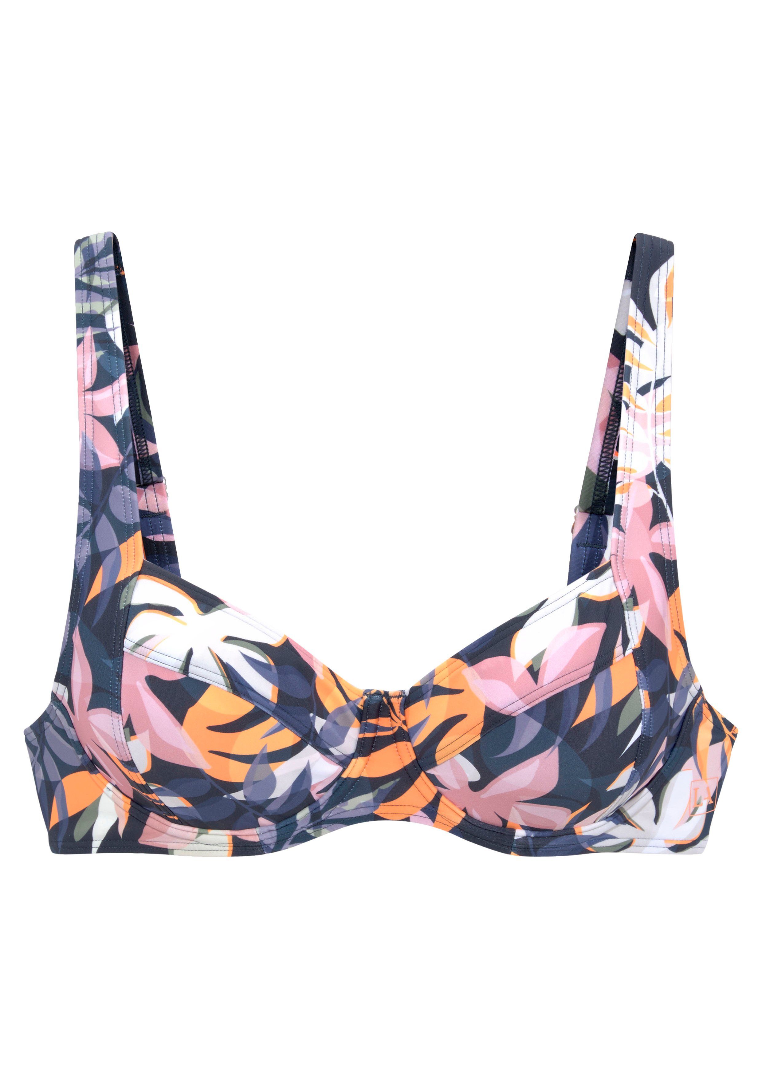 LASCANA ACTIVE Bügel-Bikini-Top Wave, breite Träger günstig online kaufen