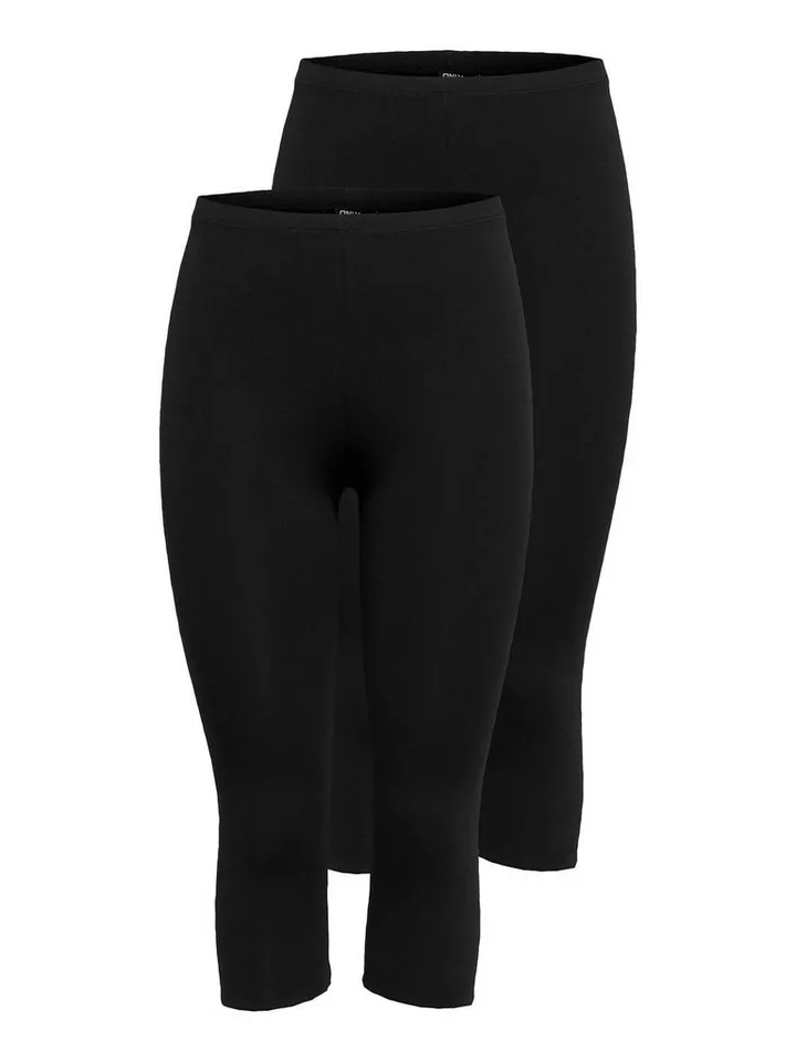 Only 3/4-Leggings ONLLIVE LOVE 3/4 CS LEGGINGS 2 PACK (Packung, 2-tlg)