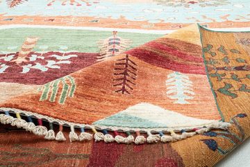 Teppich Kandashah, THEKO, Rechteckig, 156 x 203 cm, Bunt