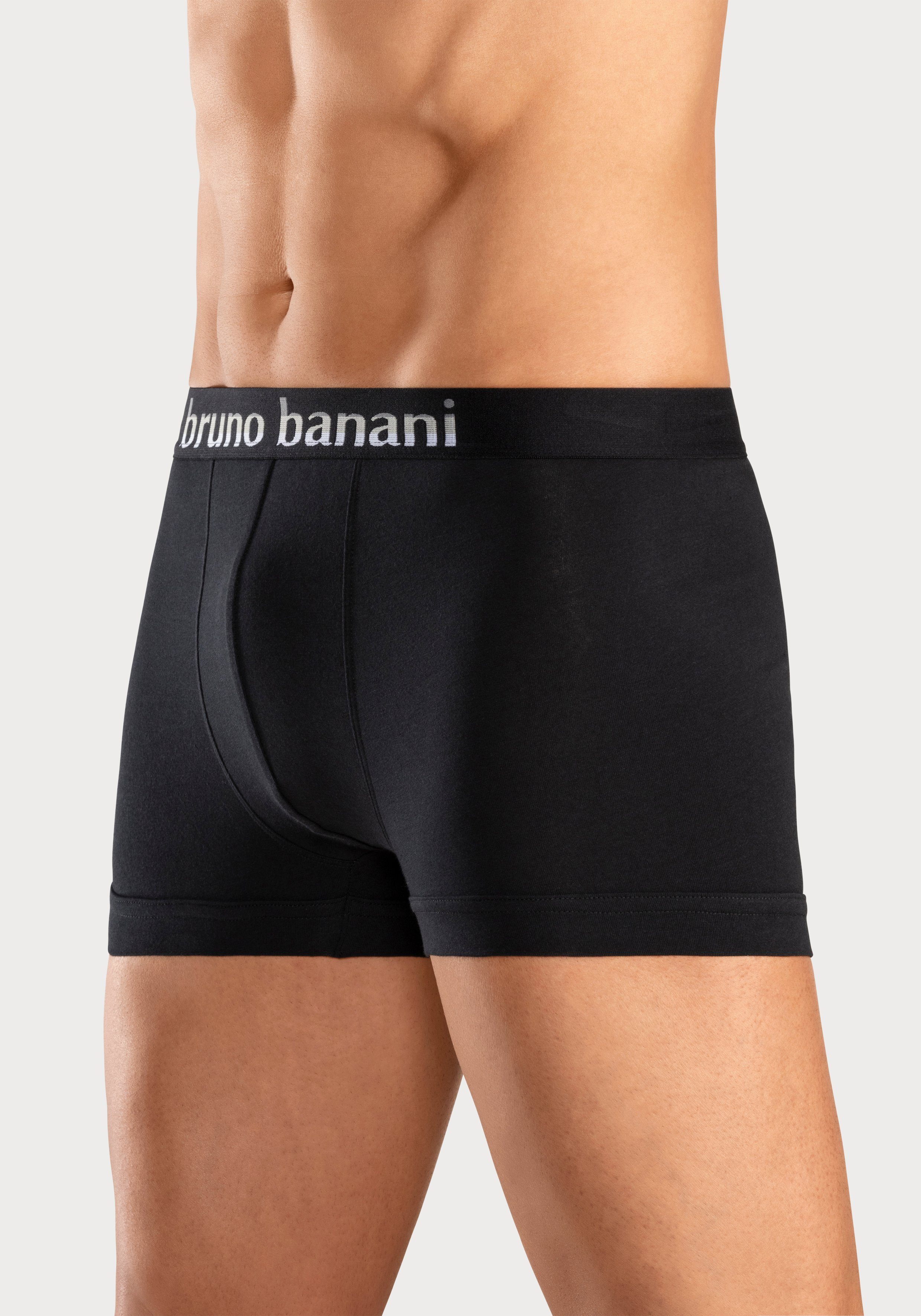 Bruno Banani Boxer Boxershorts für Herren (Packung, 5-St) mit Streifen Logo Webbund