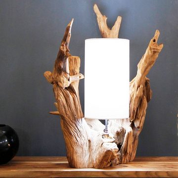 ExotischerLeben Nachttischlampe Tischlampe Treibholz BION Wurzel Holz 70cm, Wurzellampe - Unikat