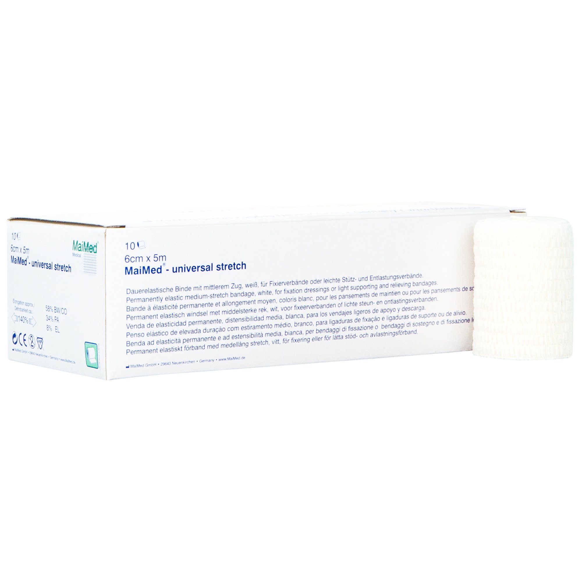 MaiMed Bandage 10 x MaiMed dauerelastische Binde universal stretch
