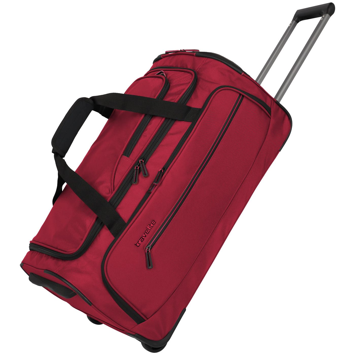 travelite Reisetasche Travelite Reisetasche mit Rollen Crosslite 5.0 M 71l red