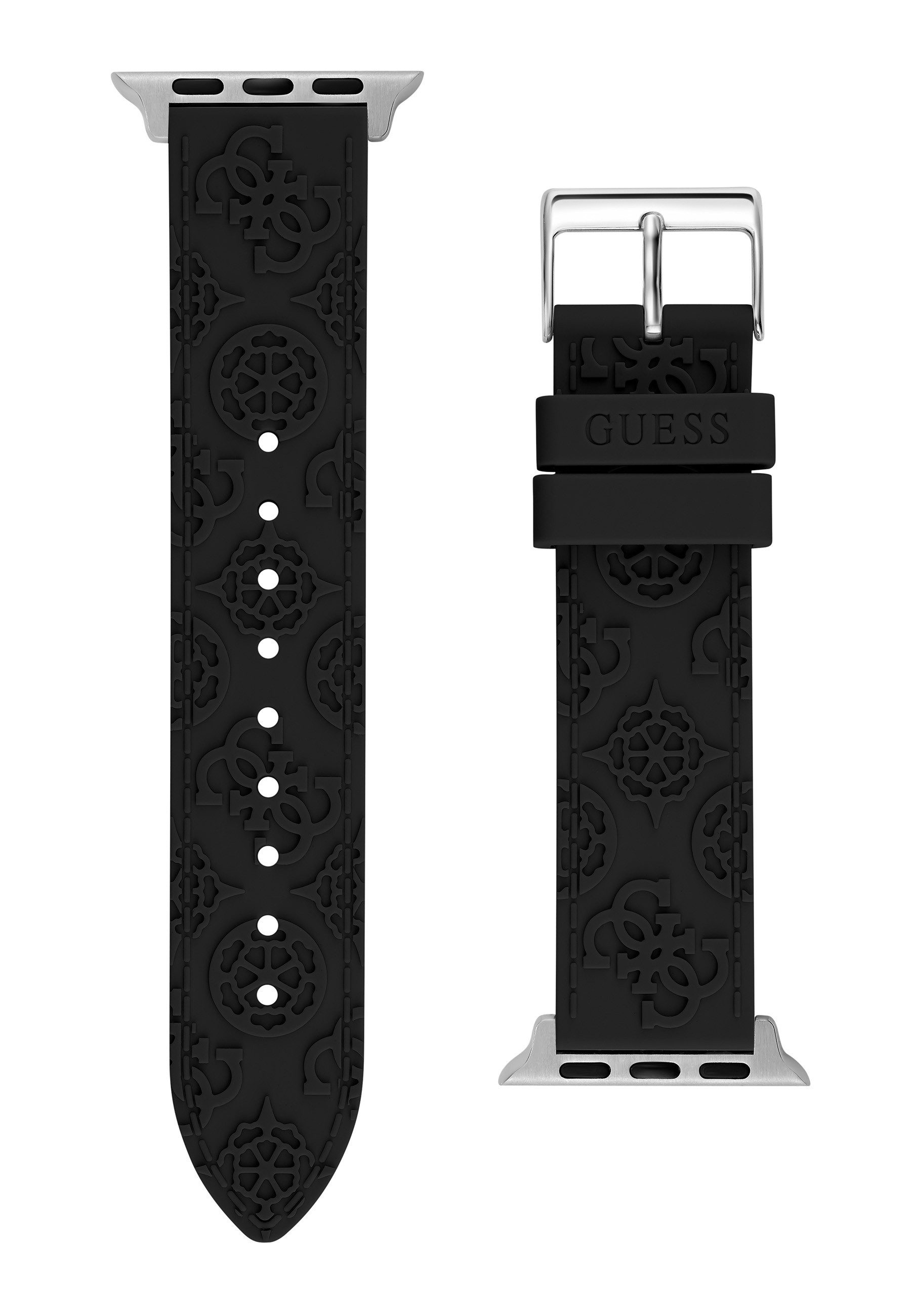 Guess Uhrenarmband GUESS APPLE BAND (38MM-40MM), Gehäuse aus 100% Nicht zutreffend und ein Armband aus 100% Silikon