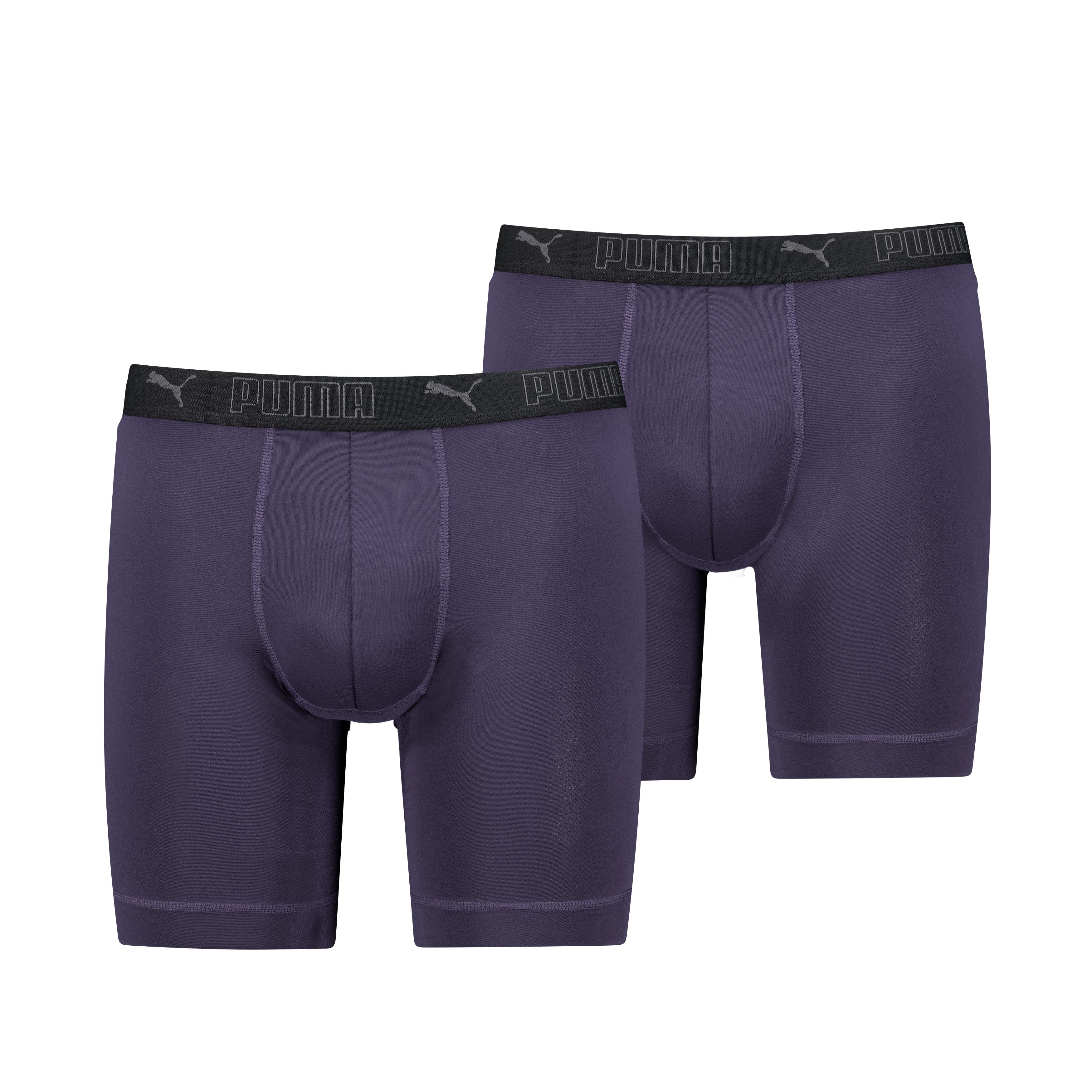 PUMA Boxershorts PUMA MEN SPORT MICROFIBER LONG BOXERS 2P (Packung, 2er Pac günstig online kaufen