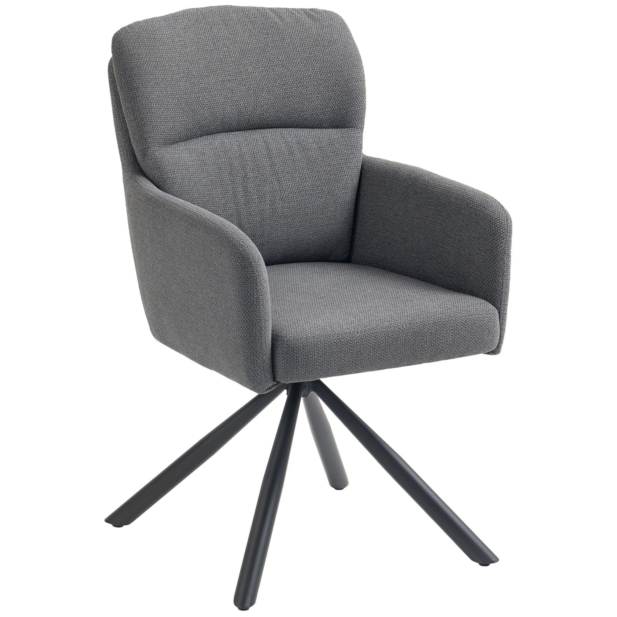 HOMCOM Esszimmerstuhl mit Leinenbezug, Armlehne, Rückenlehne, ergonomisch ( günstig online kaufen