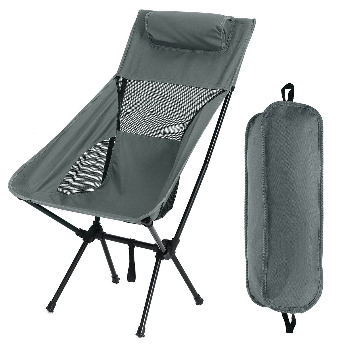 Leichte Klappstuhl Angeln Camping Wandern Gartenarbeit Beutel Portable Sitz 