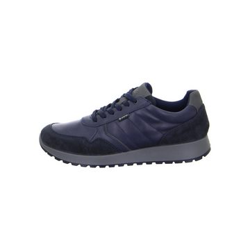 Ara Matteo - Herren Schuhe Schnürschuh Sneaker Leder blau