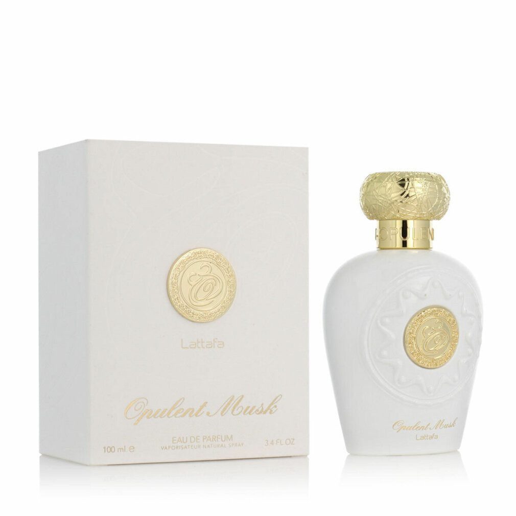 Lattafa Eau de Parfum Opulent Musk, Glasflakon, Parfüm EDP, Unisex Duft