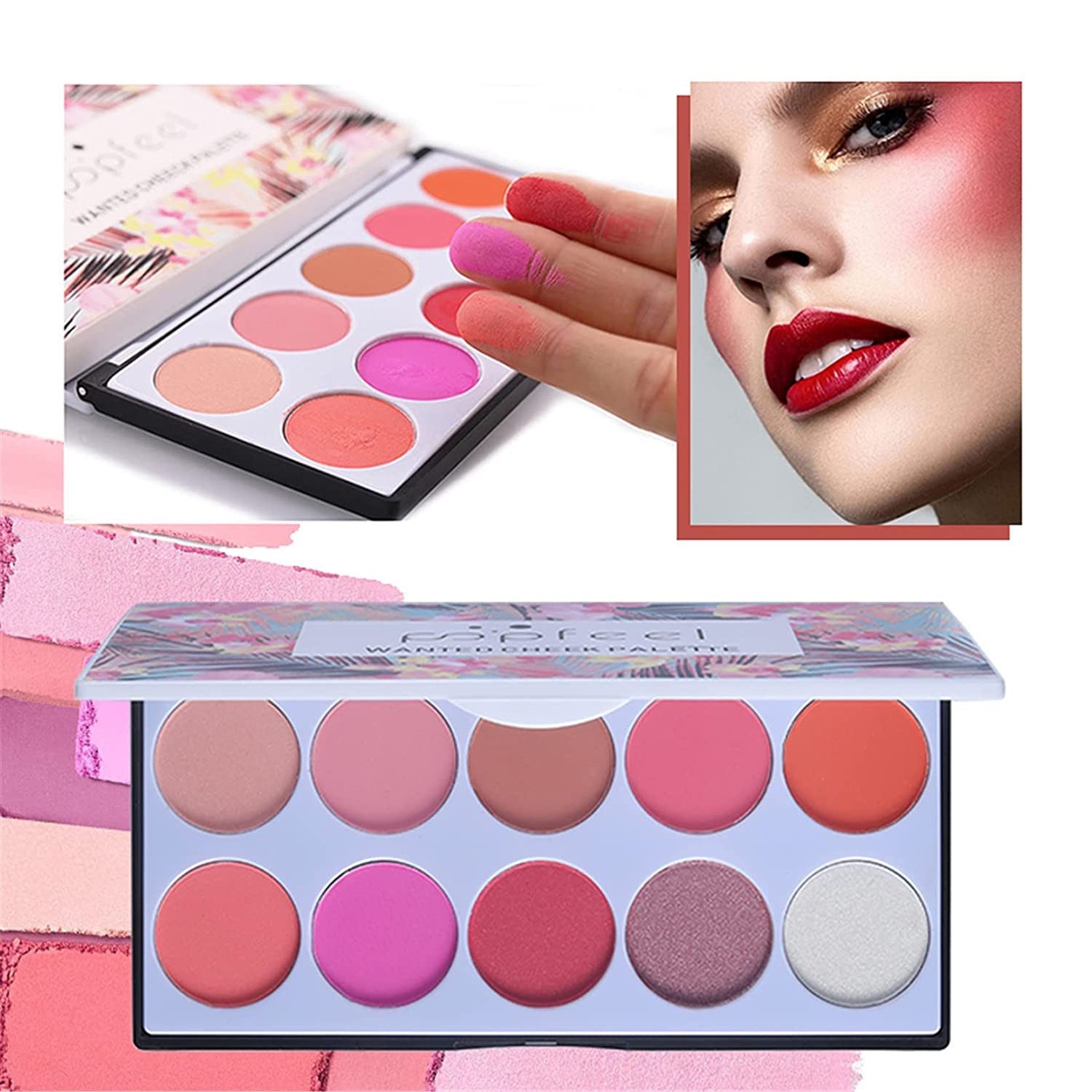 KINSI Make-up Set Make-up Set 34-teiliges, Einsteiger Schminkset Geschenkset, enthält Lippenstift, flüssige Foundation, Make-up-Palette, Pinsel