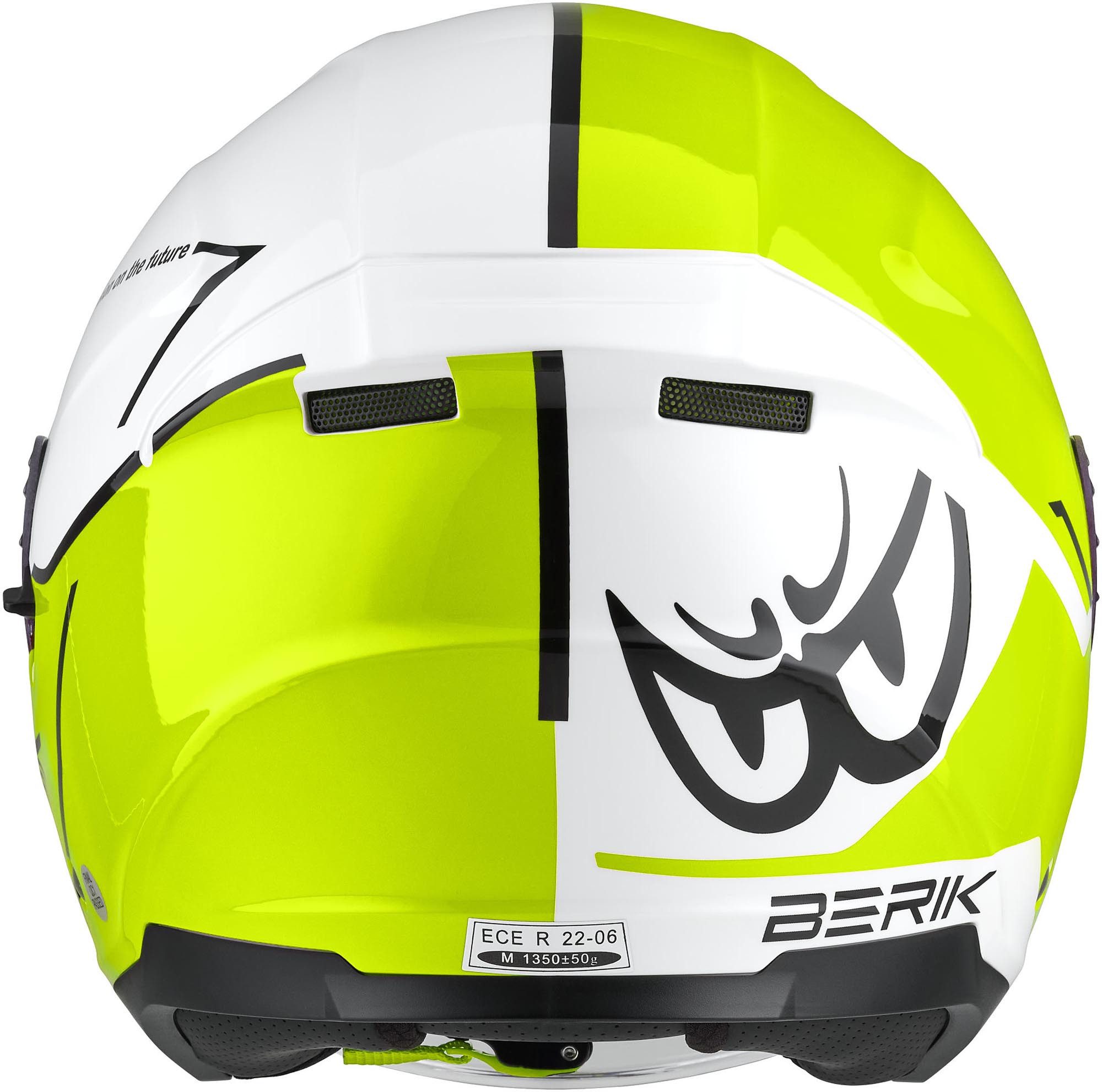 Berik Motorradhelm OF669 Vidos Jethelm, vorbereitet für Kommunikationssystem,integriertes Sonnenvisier