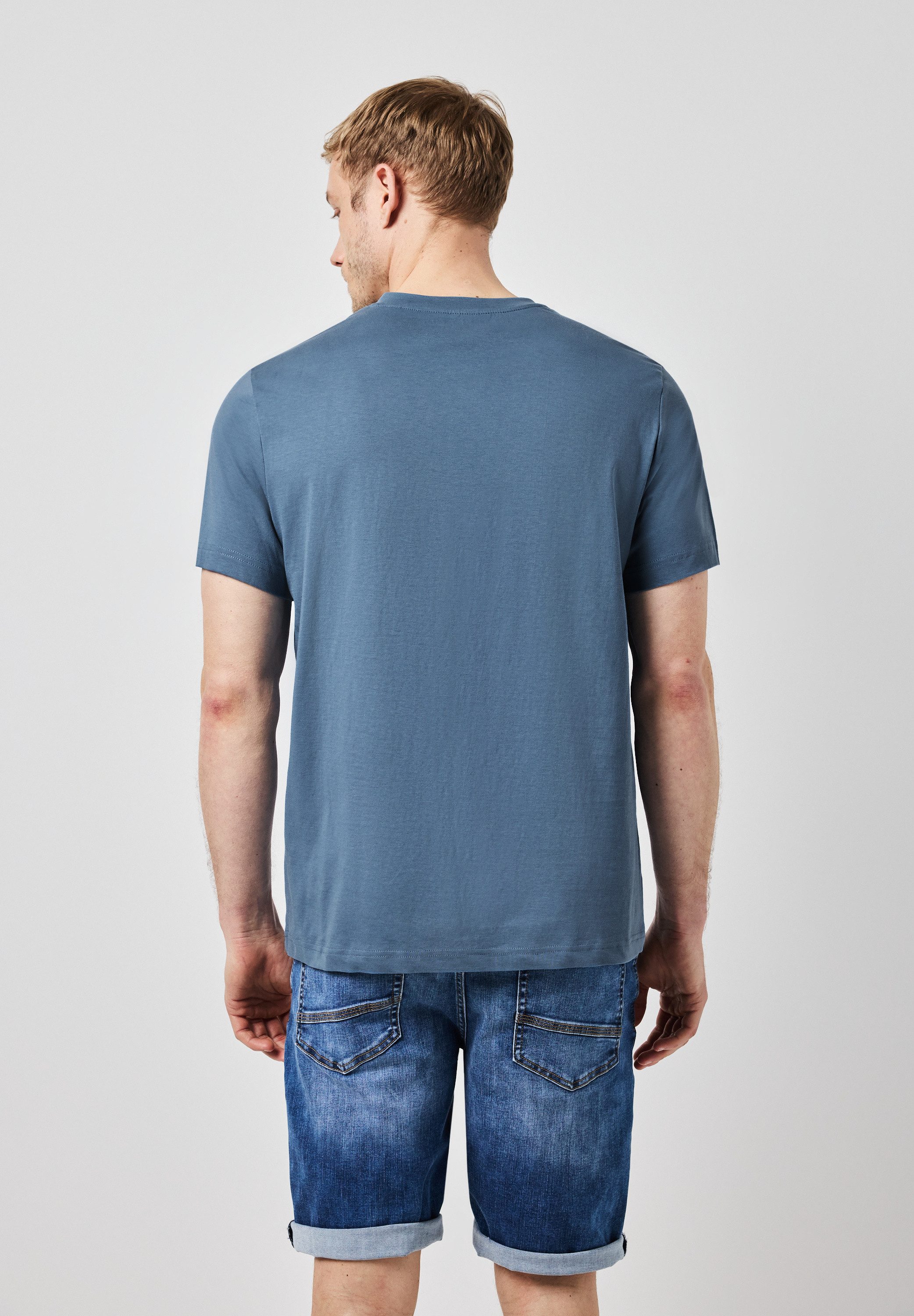 STREET ONE MEN T-Shirt mit Wording-Print