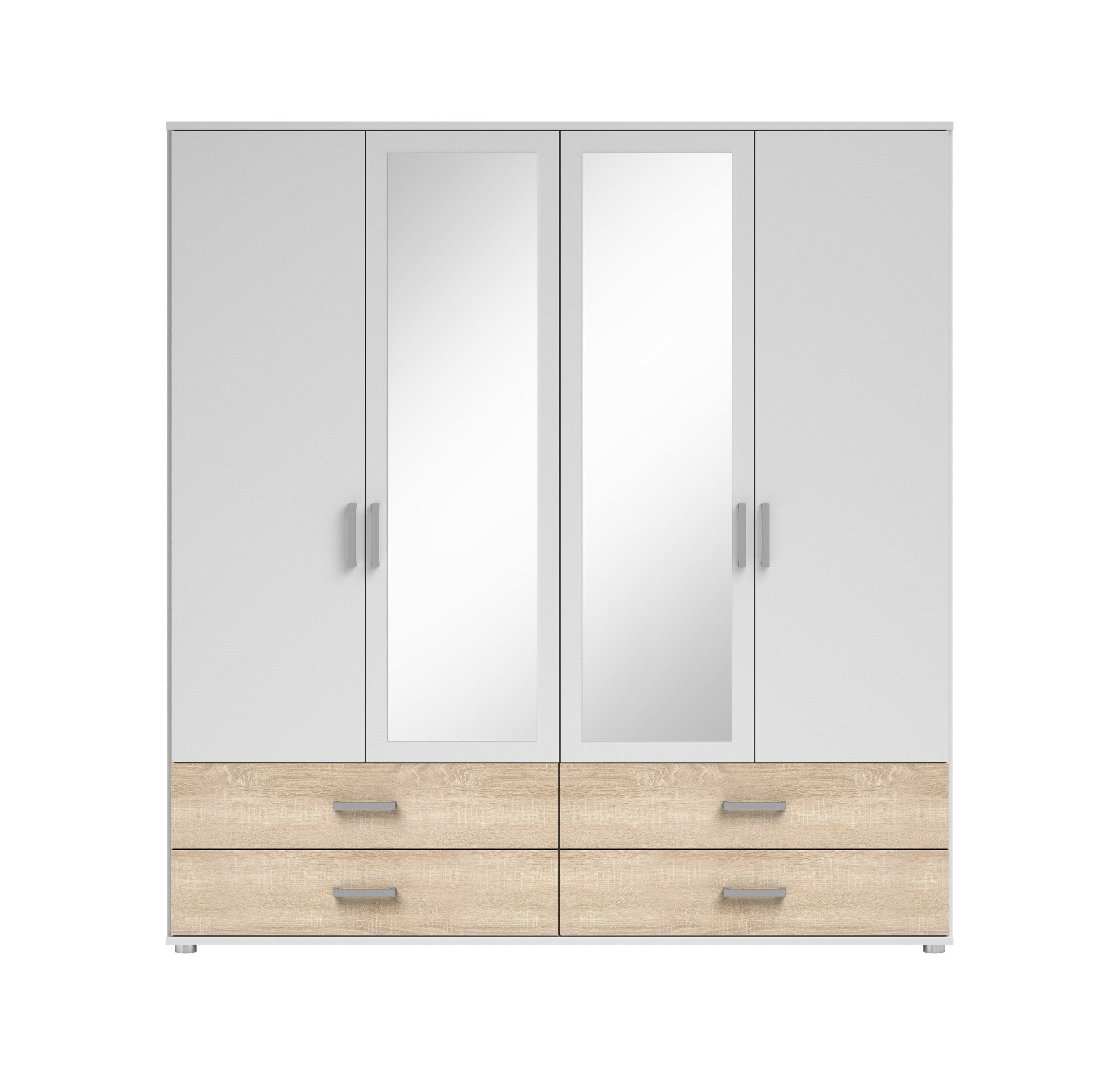 Pol-Power Kleiderschrank 180 x 190 x 51 cm (B/H/T)