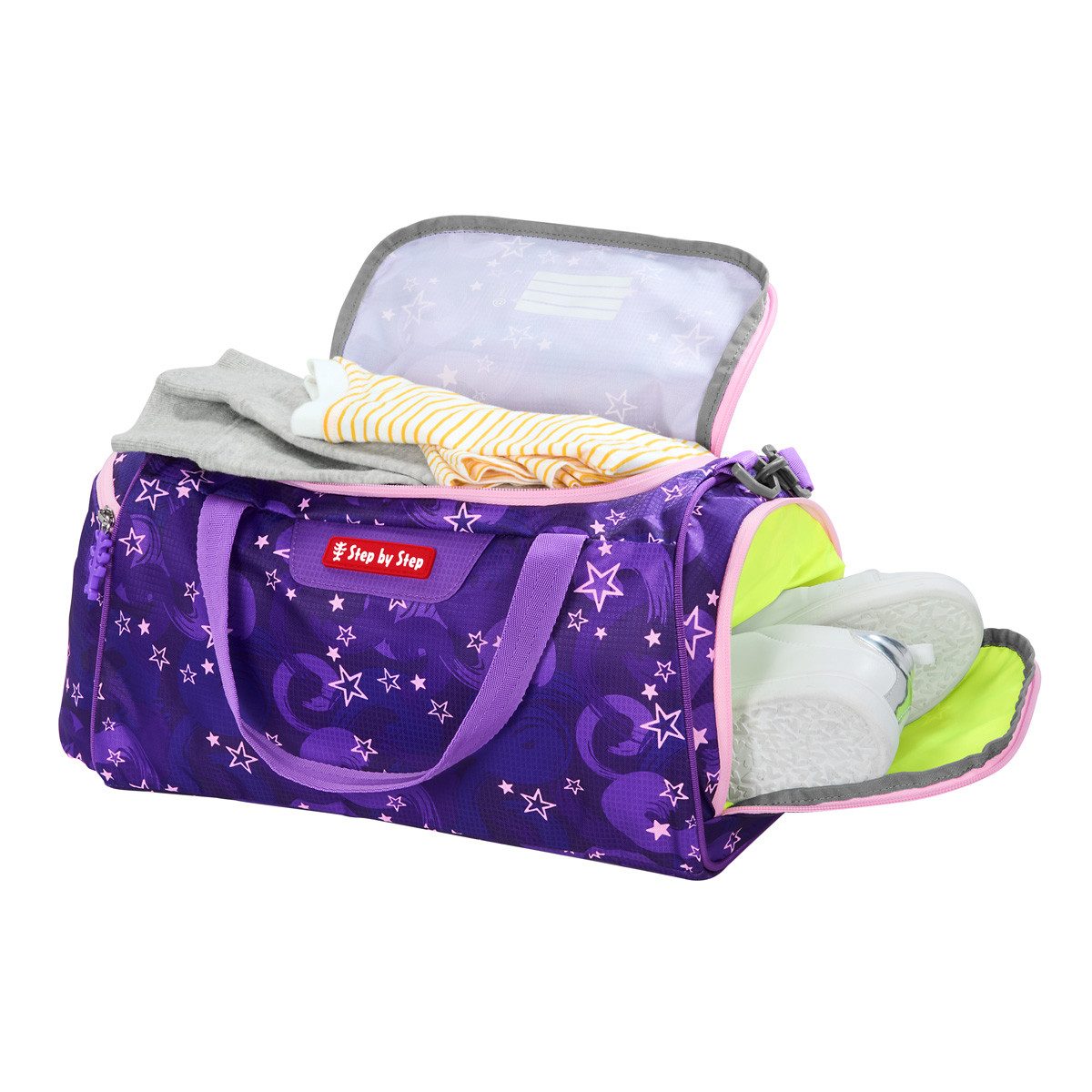 Step by Step Schulranzen Sporttasche Pegasus Liv (1 Stück), Sportbeutel, Turnbeutel, Nassfach, 13 Liter – Bild 2 von 2