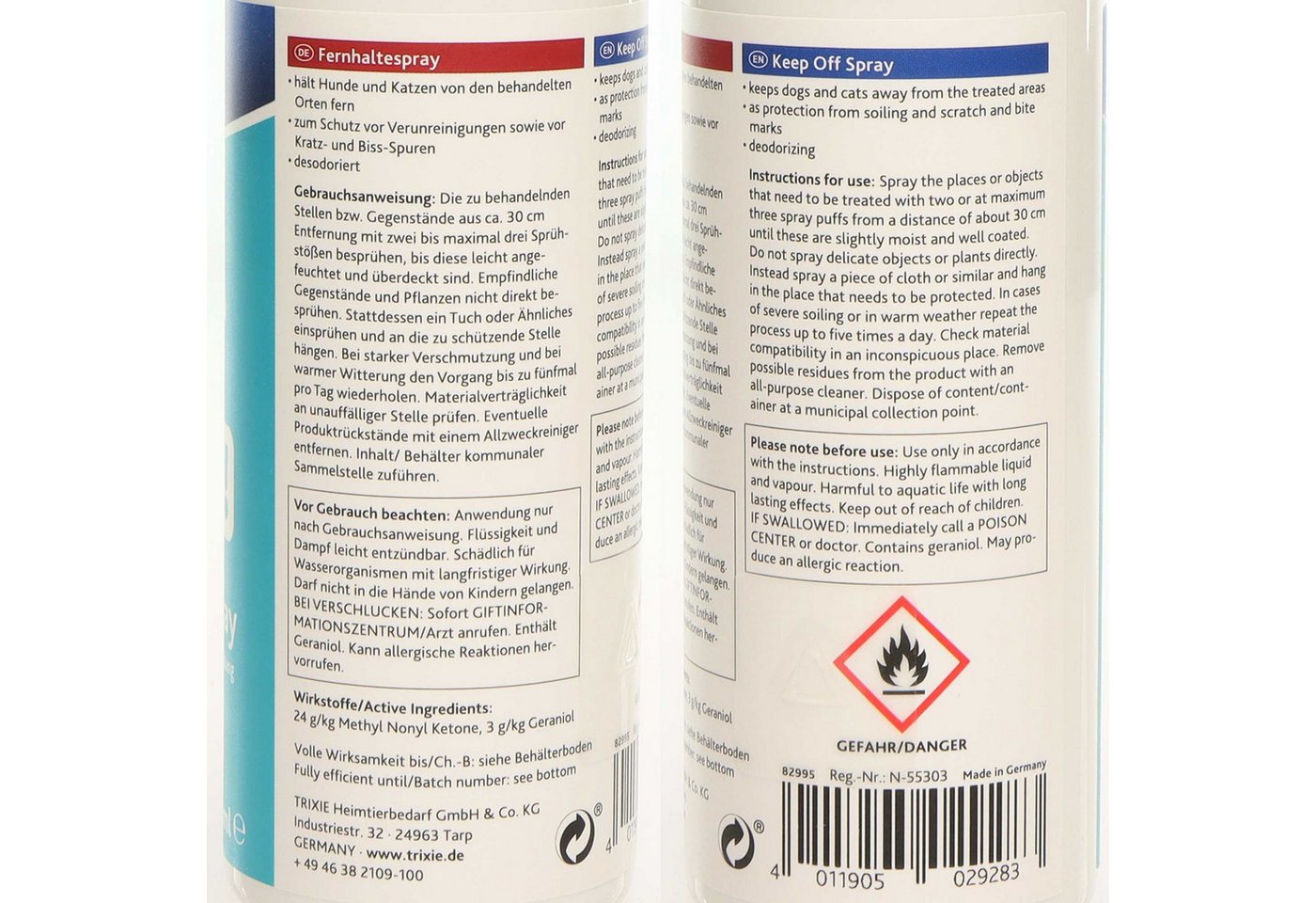Thumbnail - TRIXIE Vergrämungsmittel Fernhaltespray - Innen- und Außenanwendung, 175 ml, 1-St., Für Innen- und Außenanwendung geeign...