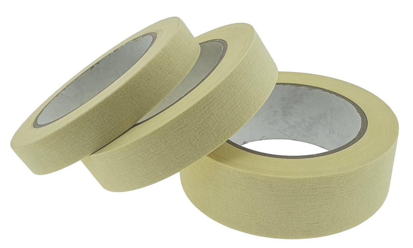 Thumbnail - Kreppband Flachkreppband Set 18-24-36mm x 40m
