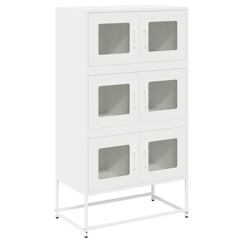 vidaXL Highboard Highboard Weiß 68x39x123 cm günstig online kaufen