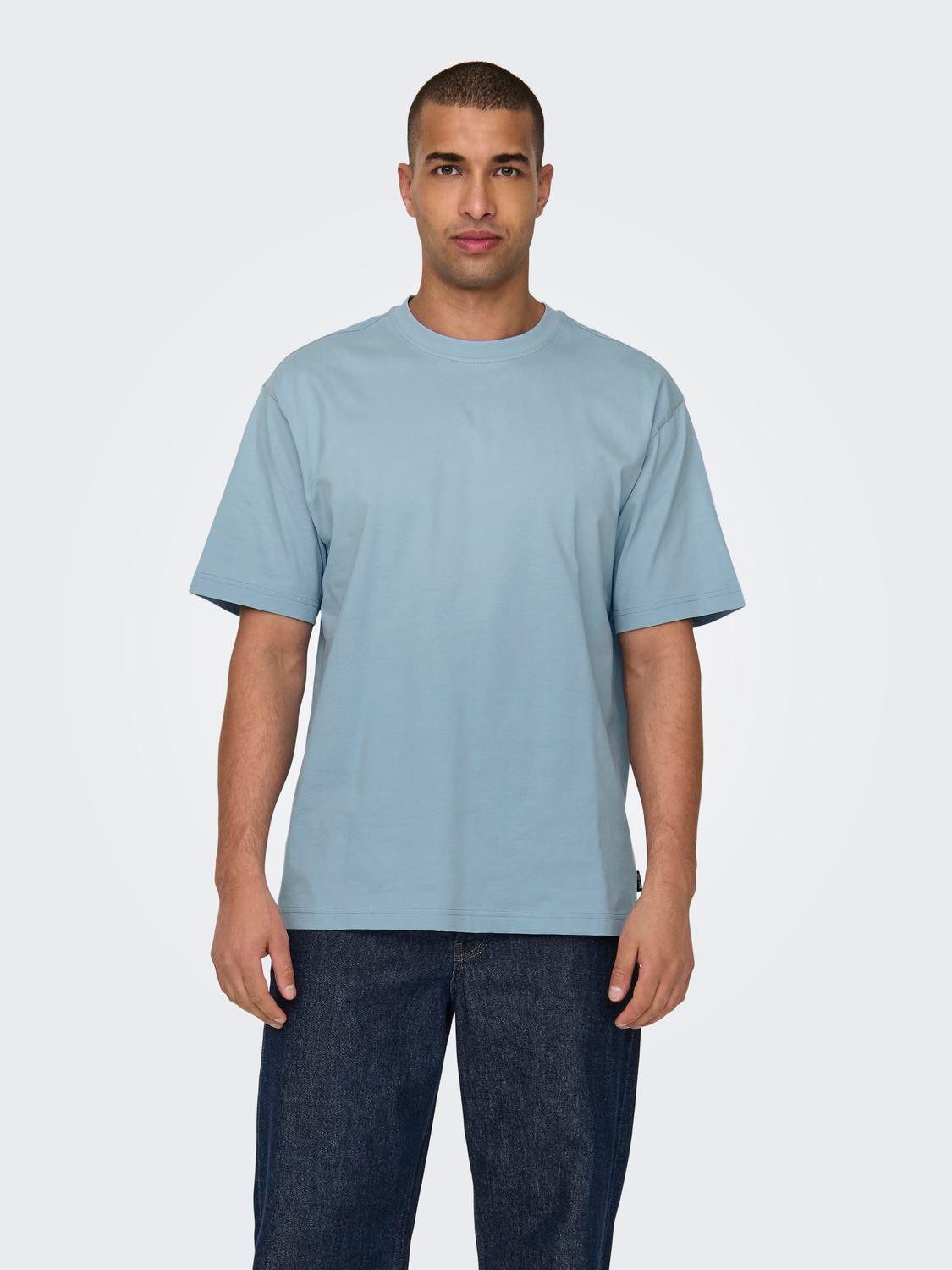 ONLY & SONS Rundhalsshirt ONSFRED RLX günstig online kaufen