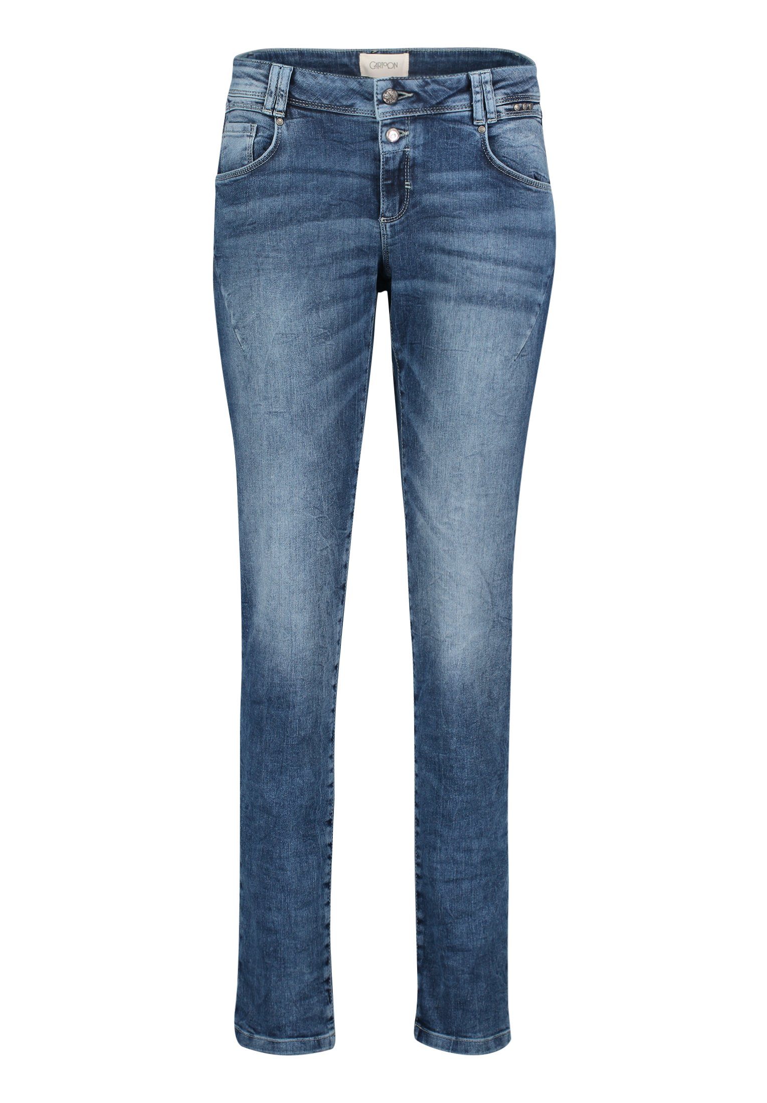 Bekleidung Jeans Cartoon Regular-fit-Jeans mit Reißverschluss