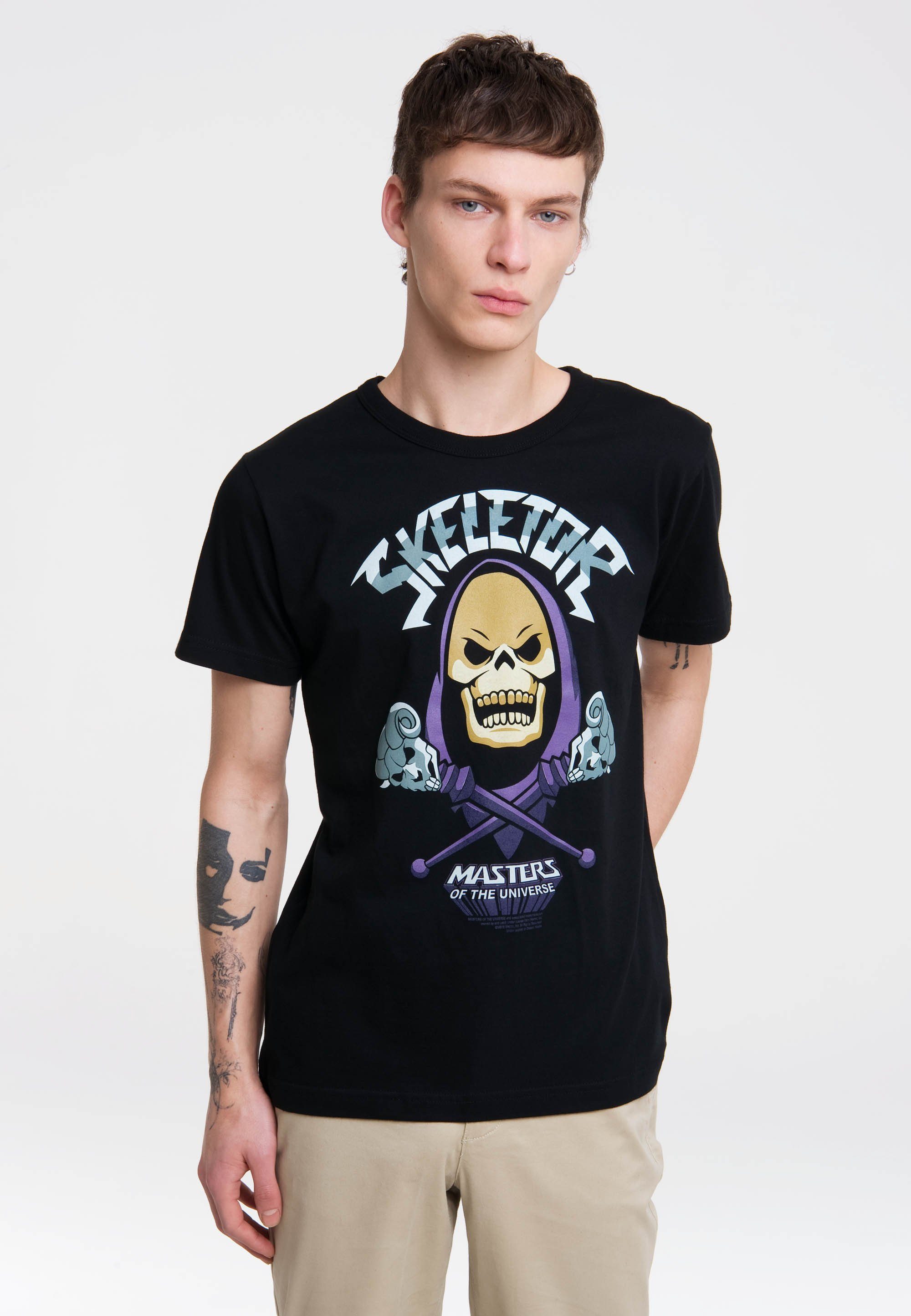 LOGOSHIRT T-Shirt Skeletor mit großem Masters Of The Universe-Print | T-Shirts