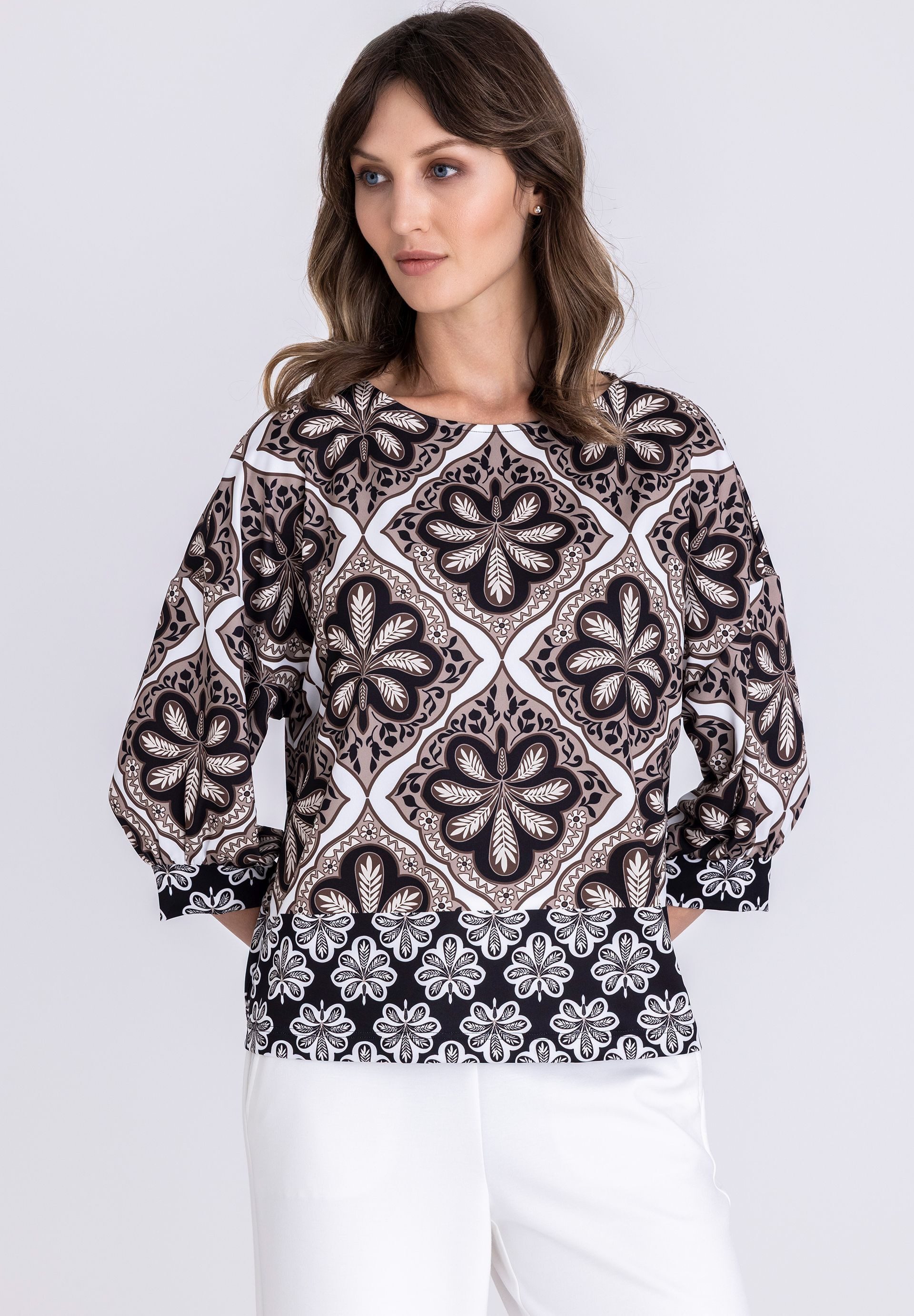 TUZZI Klassische Bluse mit elastischem Bund