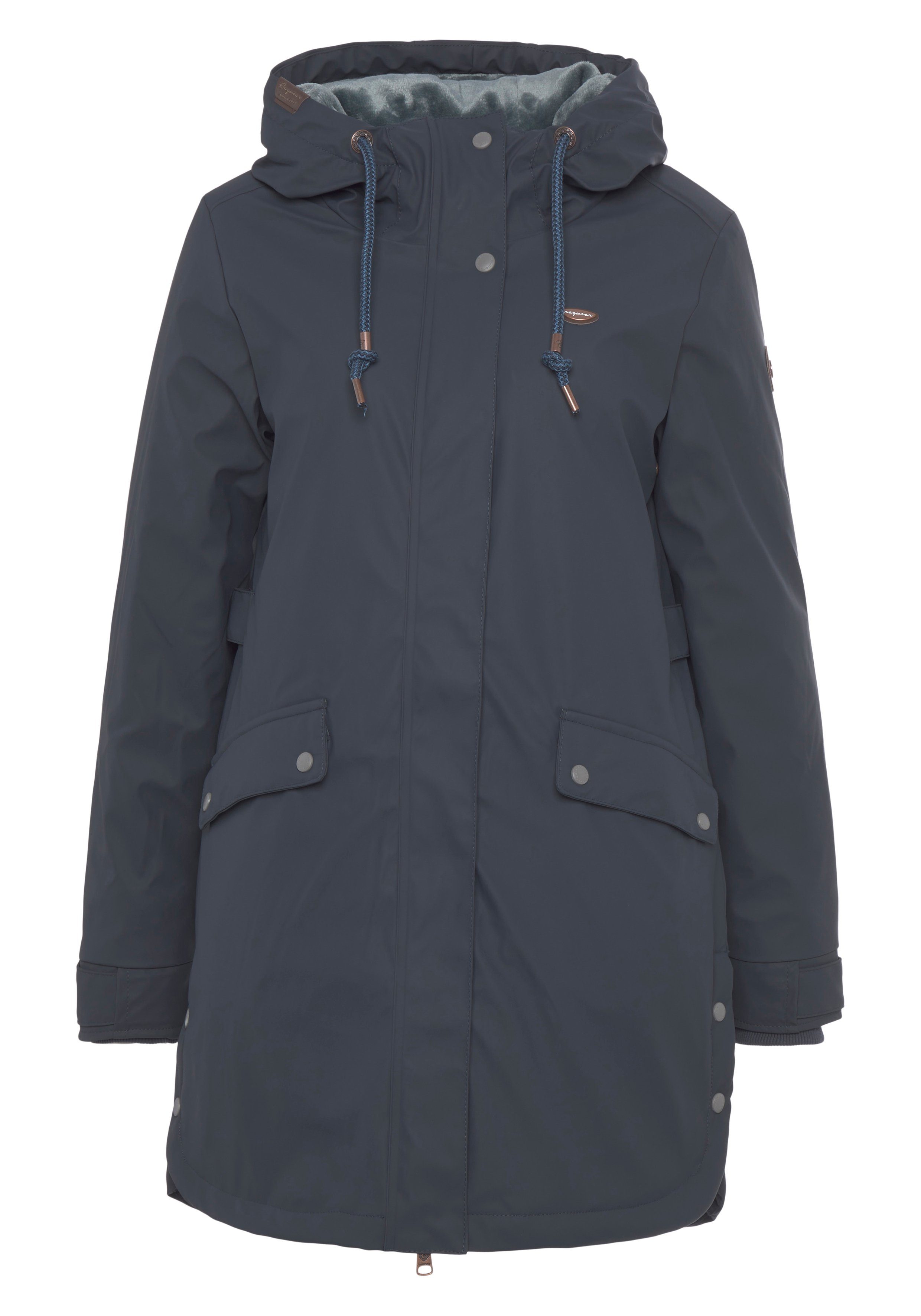 Ragwear Parka TINSLEY mit dekorativen Riegeln seitlich in der Taille günstig online kaufen