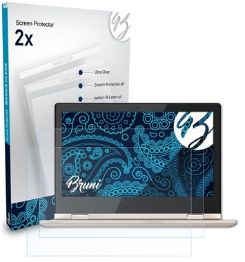 Bruni Schutzfolie für Lenovo IdeaPad Flex 3 Chromebook 11IGL05, (2 Folien), praktisch unsichtbar
