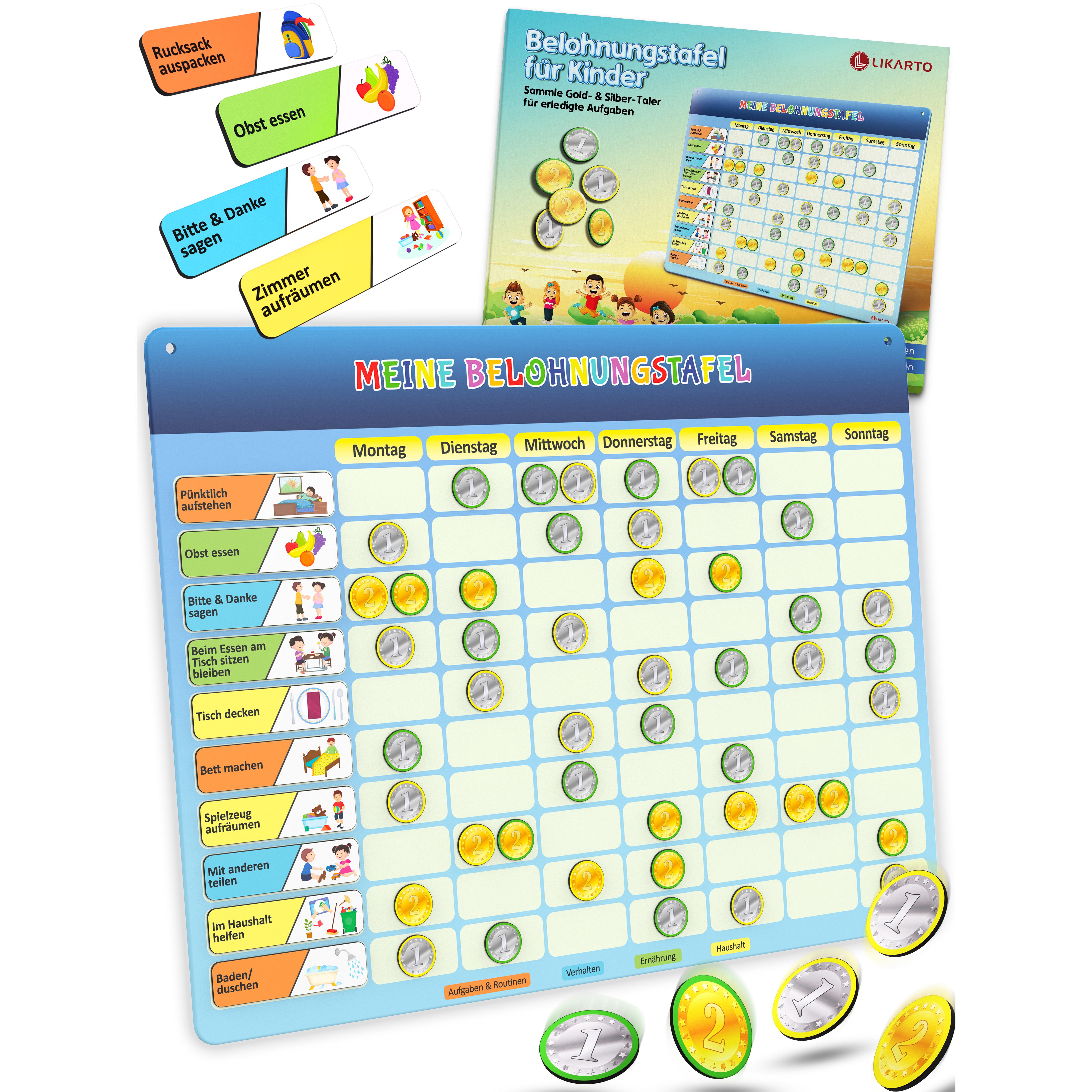 Likarto Lernspielzeug Belohnungstafel Kinder - inkl. günstig online kaufen
