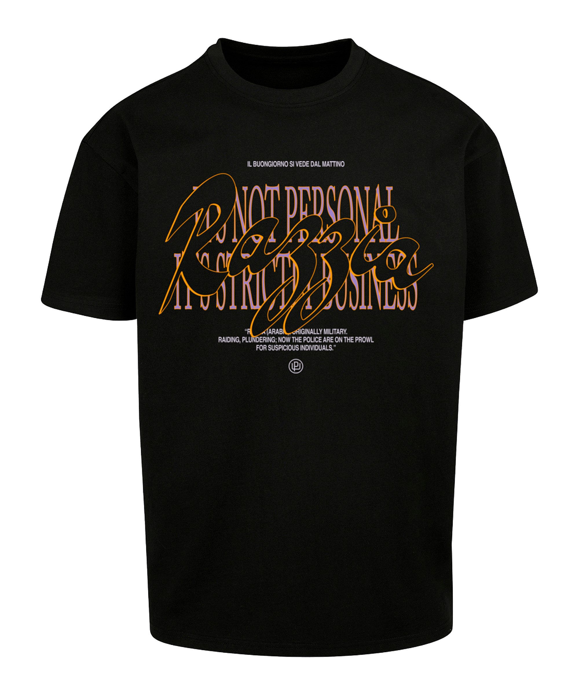 T-Shirt Mister Tee Razzia Oversized T-Shirt Kurzarm-Shirts