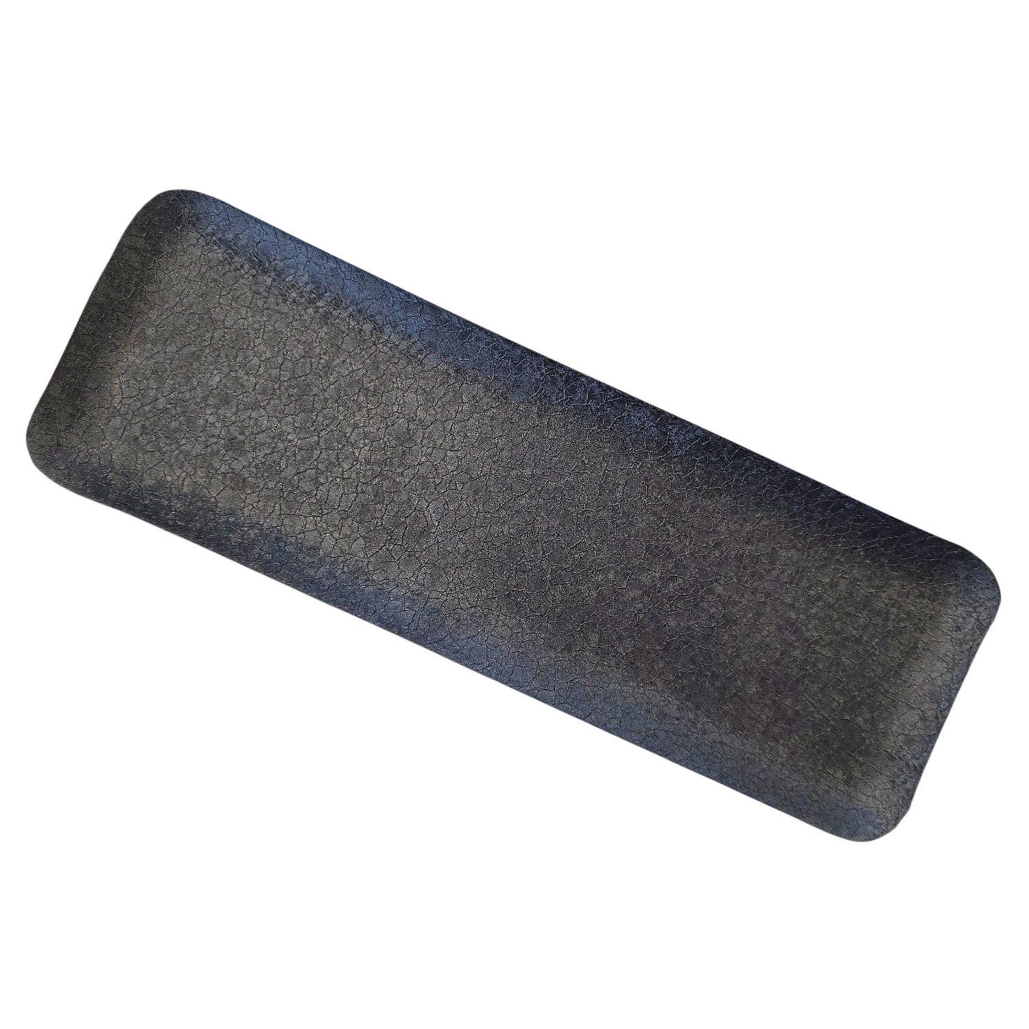 Macosa Home Dekotablett Metall schwarz 38 cm rechteckig Dekoschale (Ablagetablett modern, 1 St., Serviertablett Kerzentablett), Tischdekoration Metalltablett